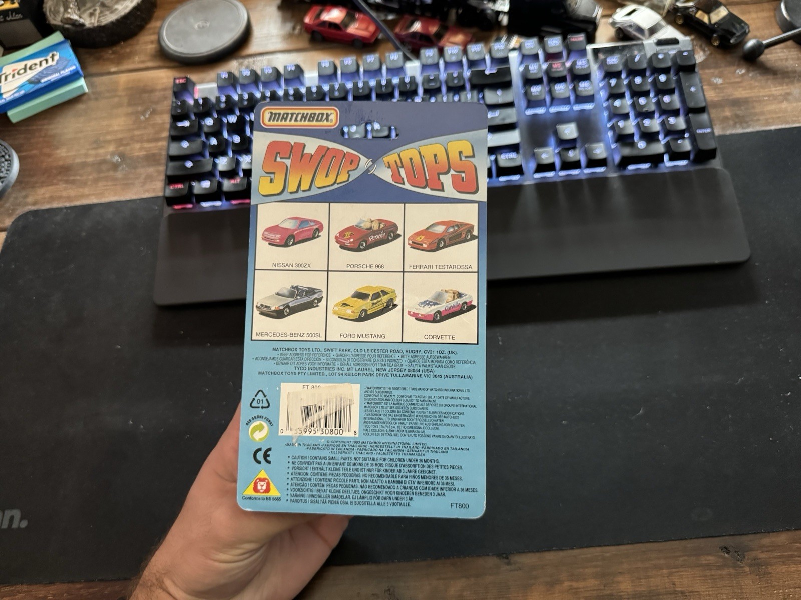 Matchbox SWOP TOPS Foxbody MUSTANG (Ultra Rare / VHTF) (Removeable top)