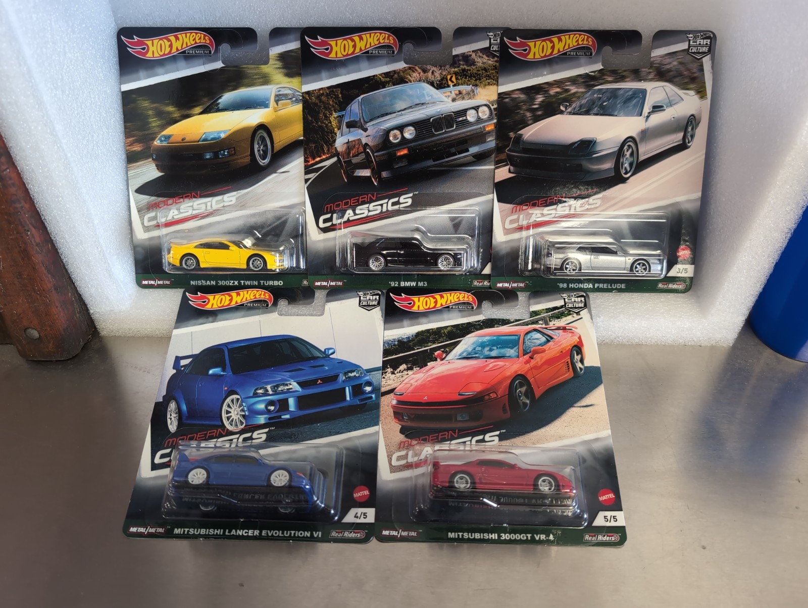 Hot Wheels Premium Car Culture 2021 Modern Classics Set of 5 FPY86