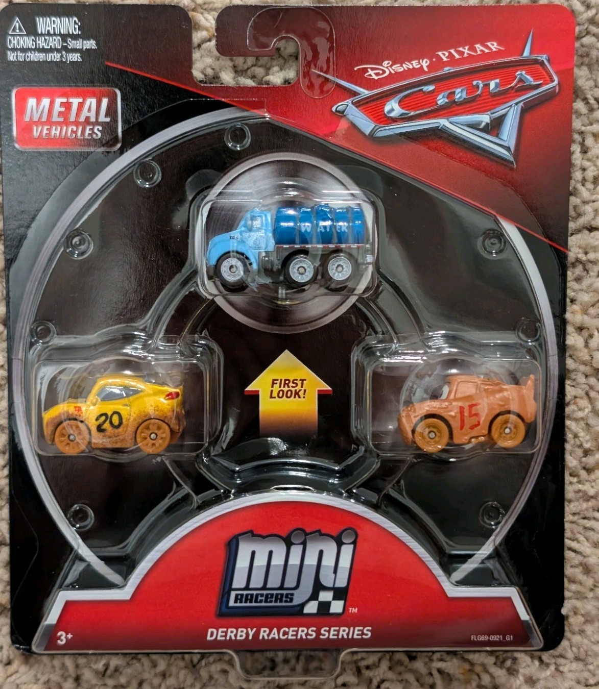 2017 Disney Pixar Cars:Mini Racers DERBY RACERS-Mr.Drippy Cruz Ramirez Lightning