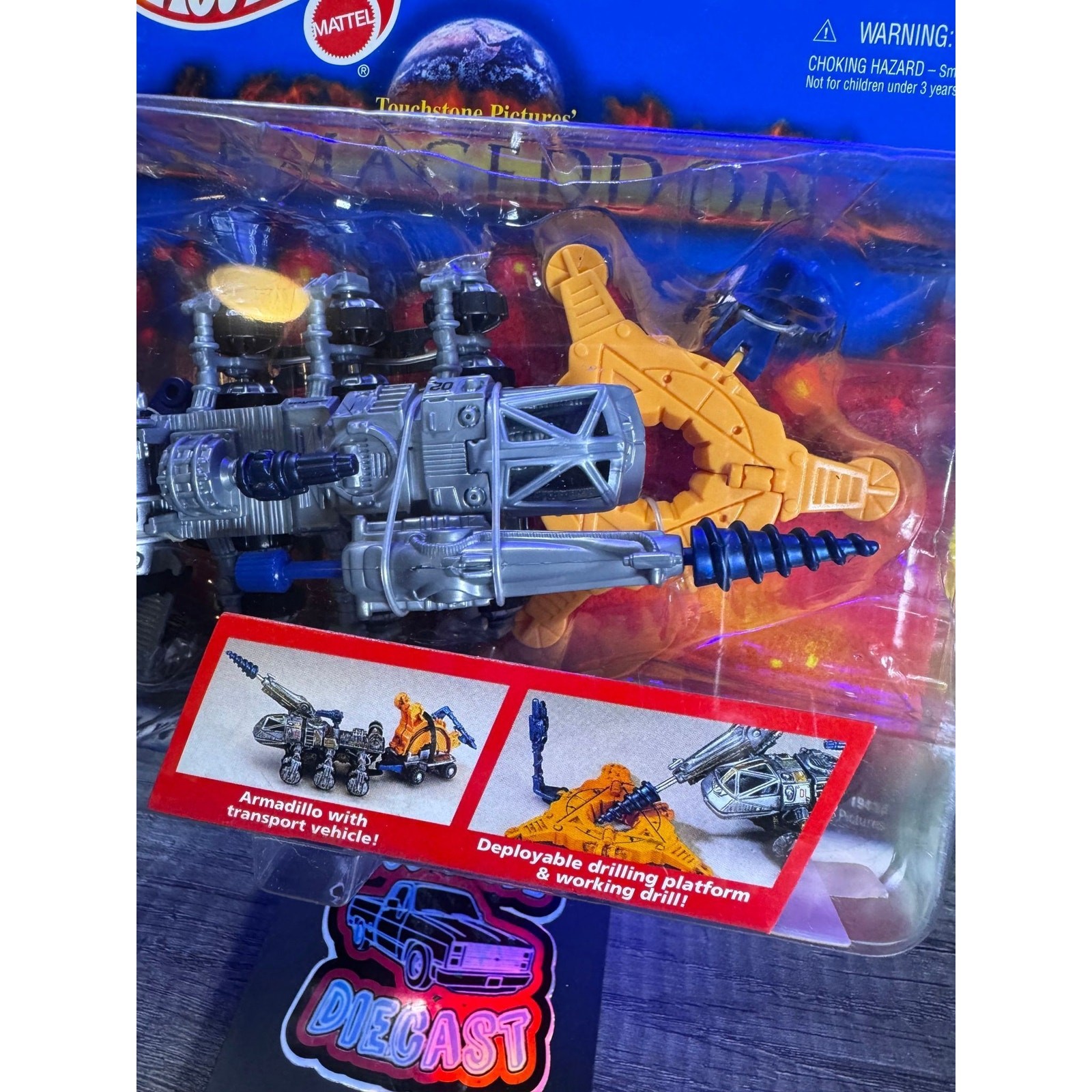 Hot wheels 1997 Armageddon action sites drilling unit