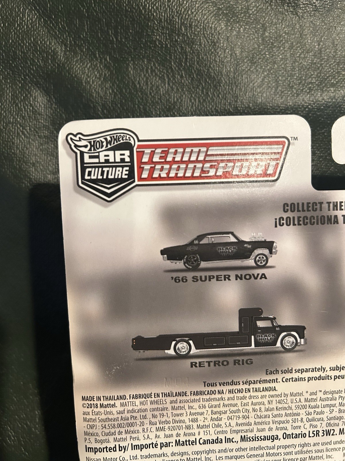 Hot Wheels Black Hole 66 Super Nova Transporter Retro Rig