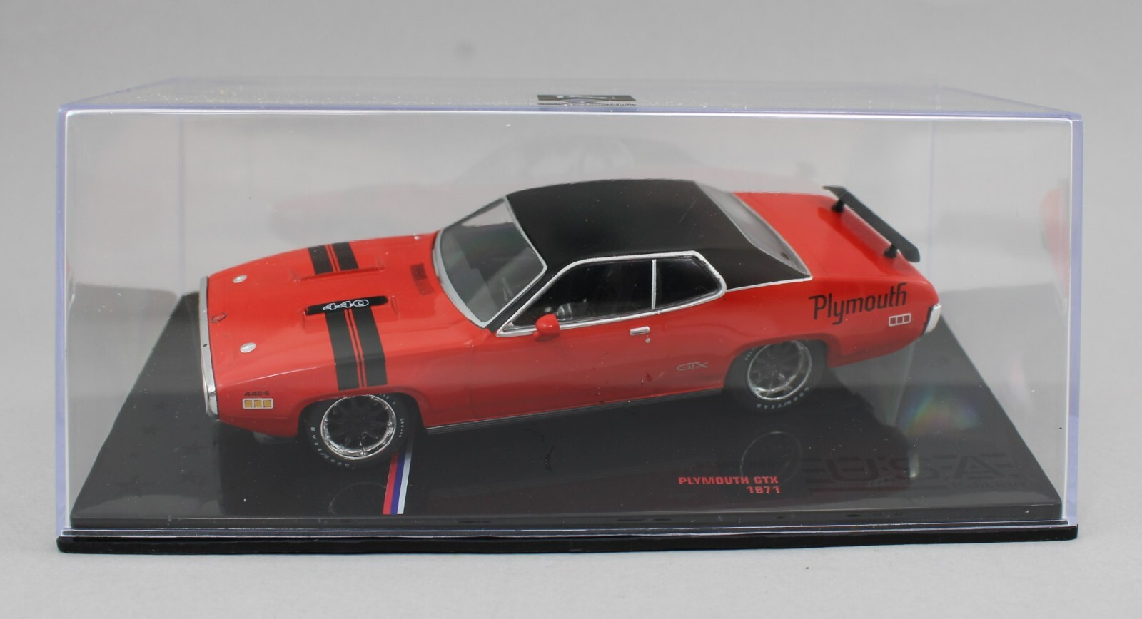 1:43 IXO Models *RED* 1971 Plymouth GTX *DIECAST* NIB!