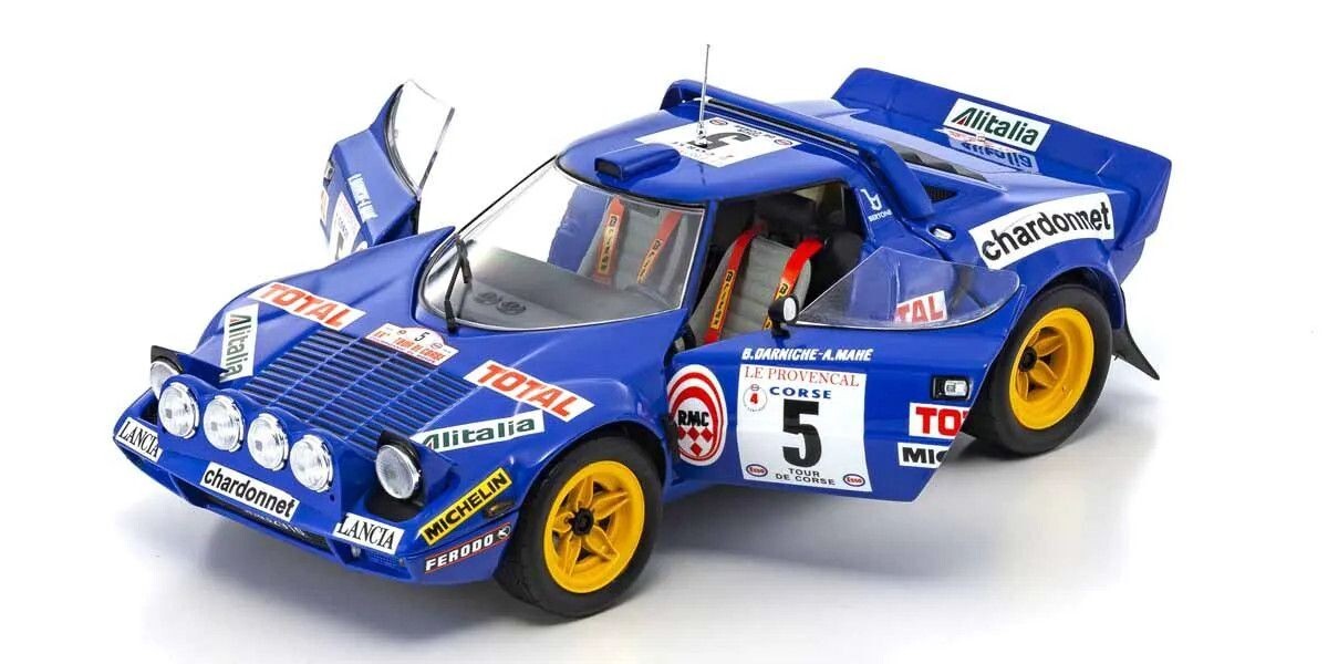 KYOSHO ORIGINAL 1/18scale Lancia Stratos HF 1976 Tour de Corse #5 No.KS08130C