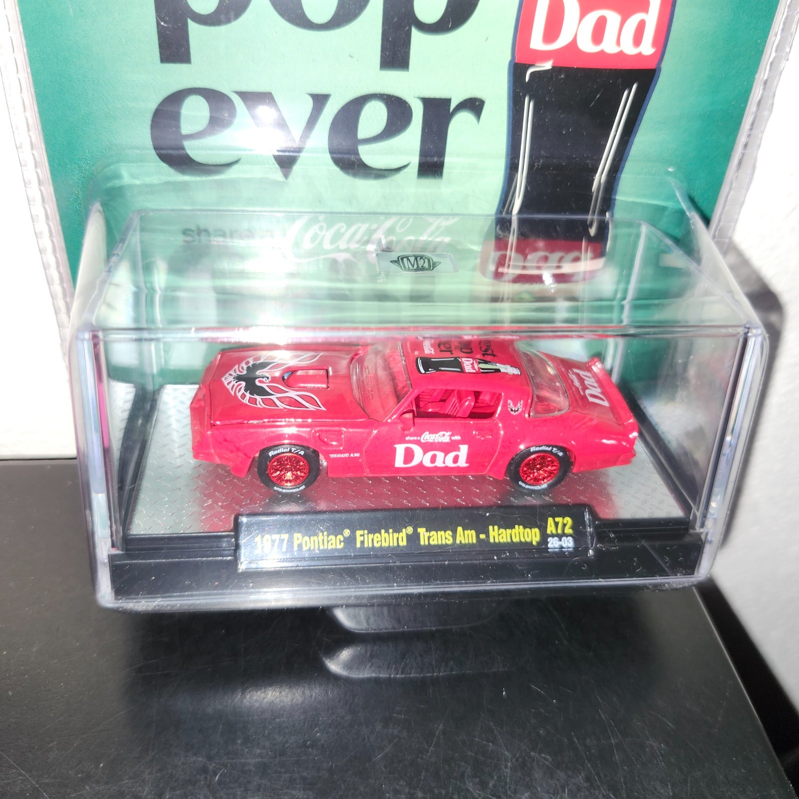 M2 Machines 1977 Pontiac Firebird Trans Am Hardtop – A72 “Dad” Chase 1/750