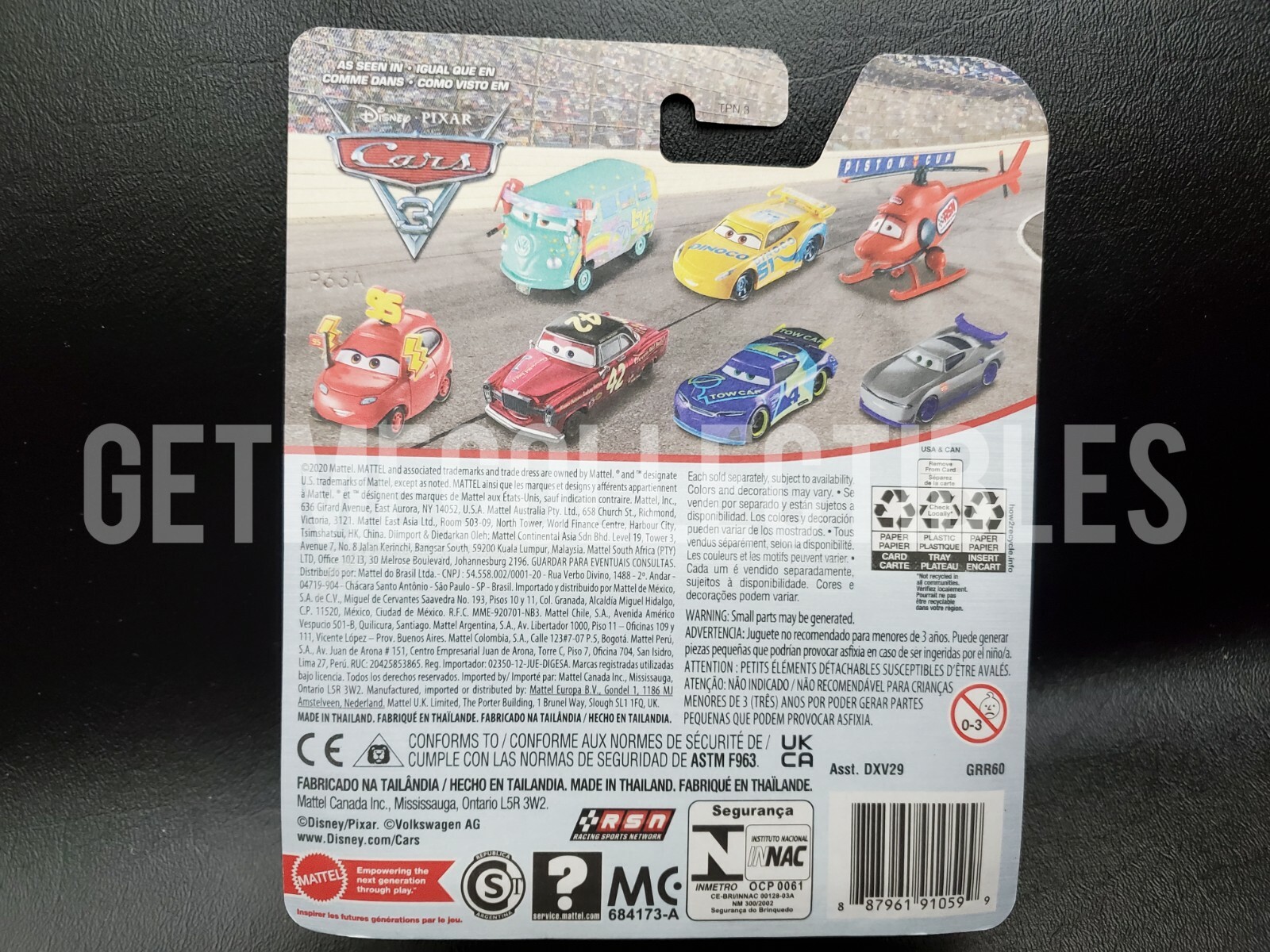 DISNEY PIXAR CARS KRIS REVSTOPSKI YELLOW FLAG METAL 2021 SAVE 6% GMC