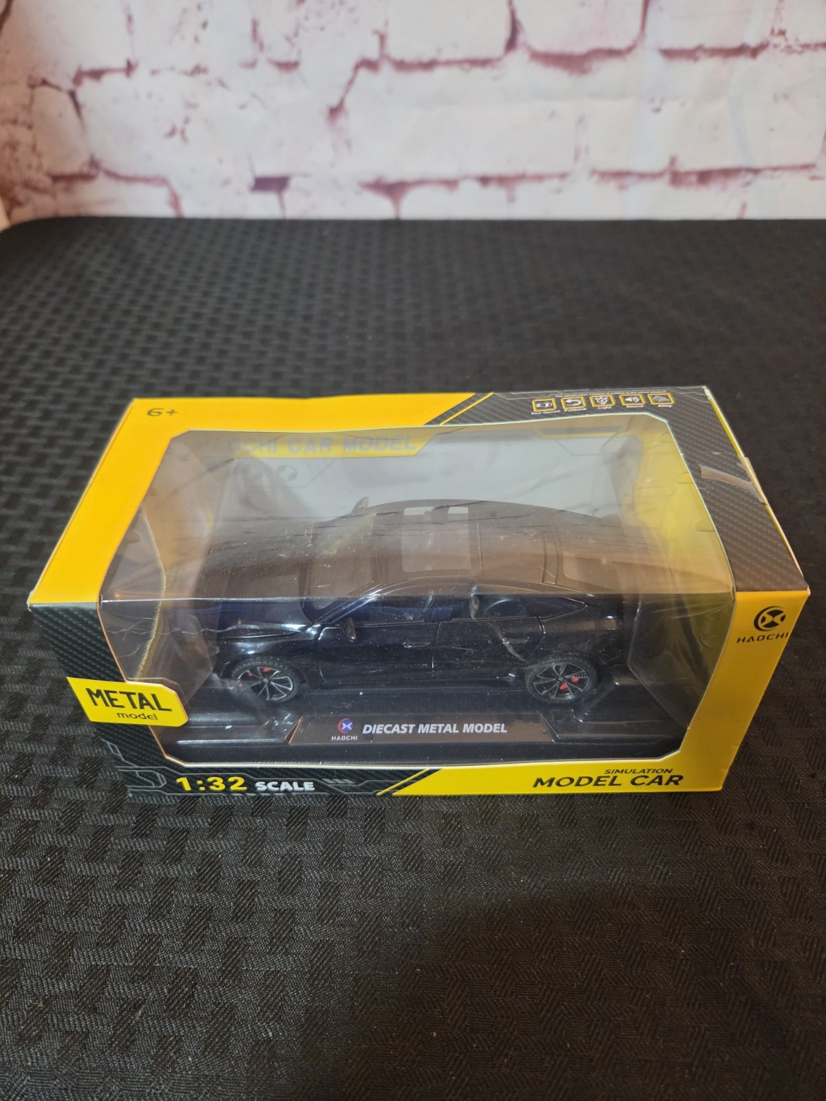 1:32 Audi RS7 Sportback Diecast Car Model Alloy Pull Back 6 Doors Open