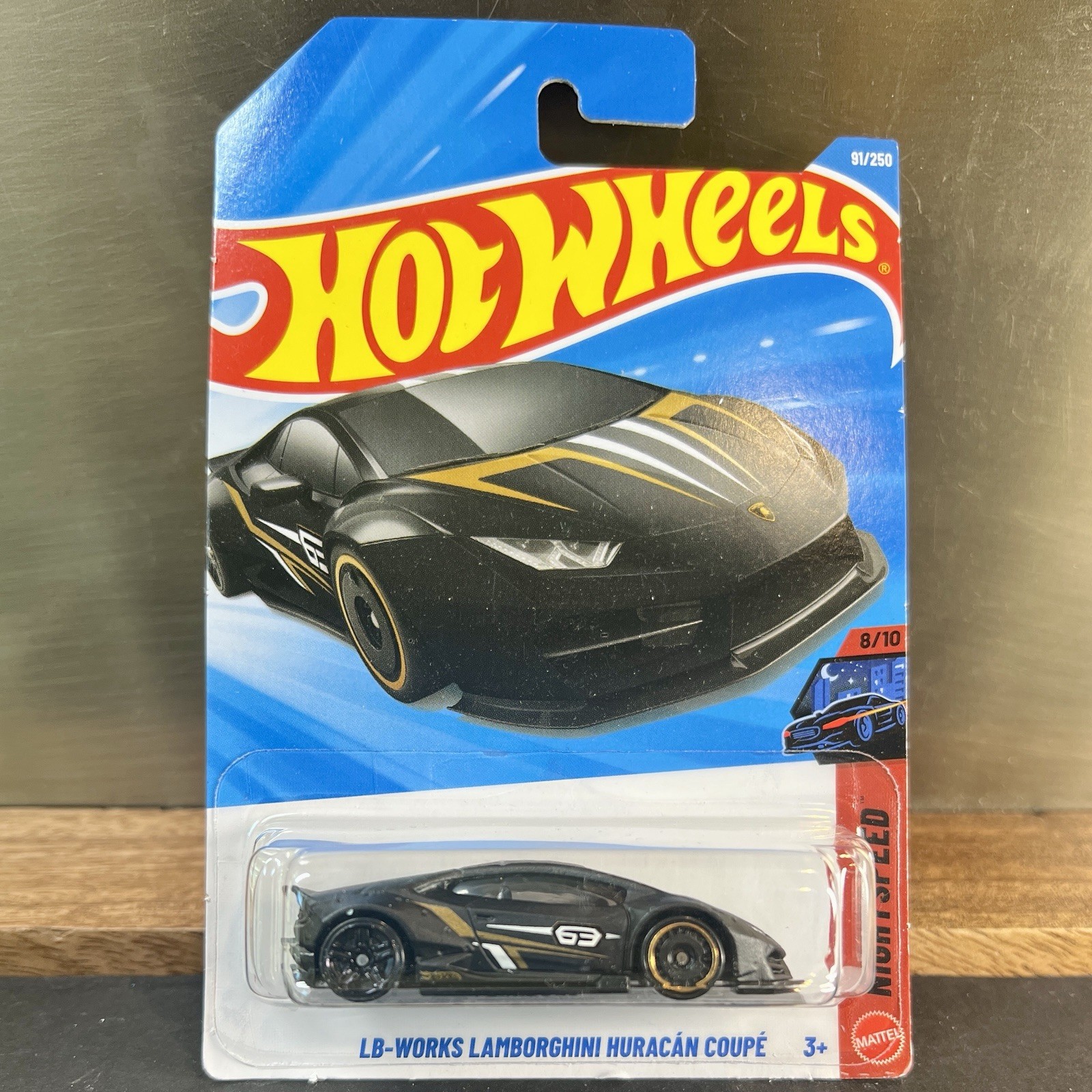 Hot Wheels| 2026 Night Speed | LB – Works Lamborghini Huracan Coupe (Black)
