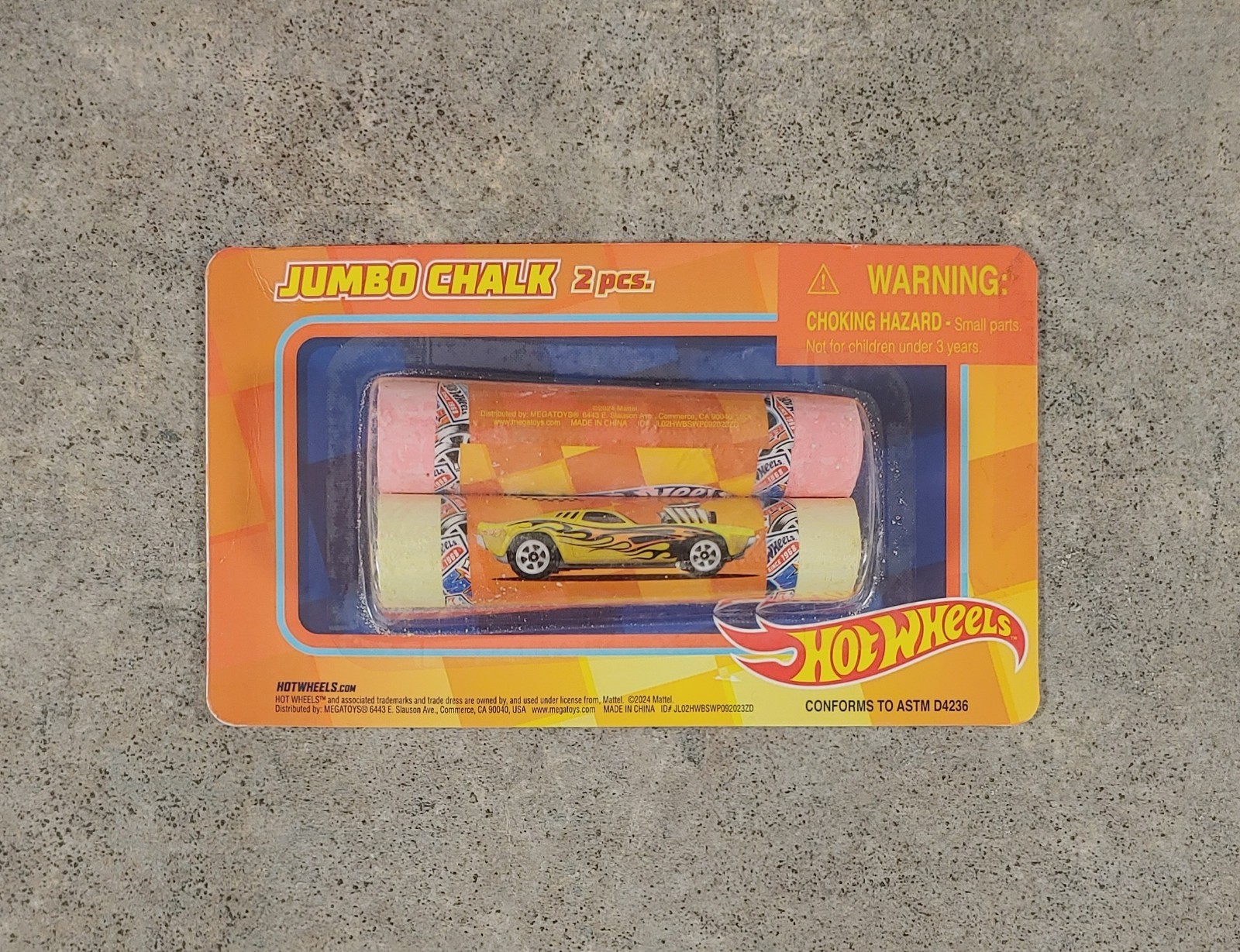 Brand New Unopened Hot Wheels 2 Pcs. Jumbo Chalk · Free Shipping