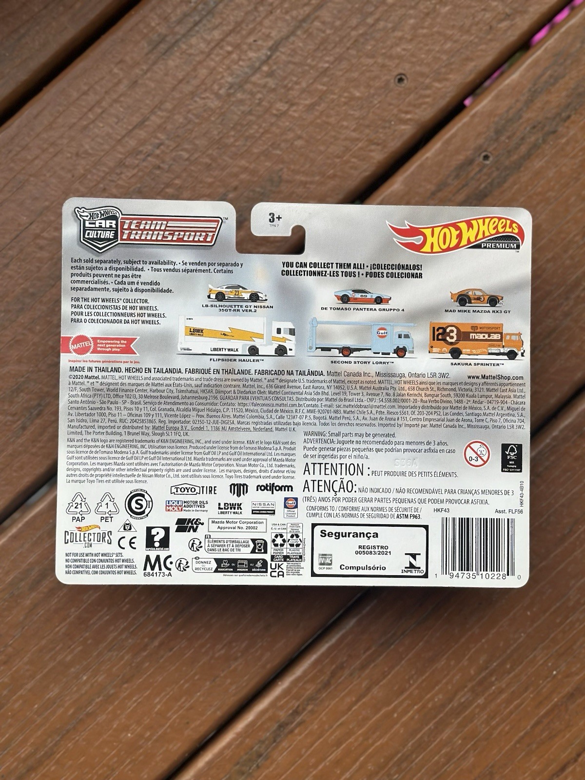 Hot Wheels Team Transport De Tomaso Pantera Gulf & Mad Mike Mazda RX3 – LOT OF 2