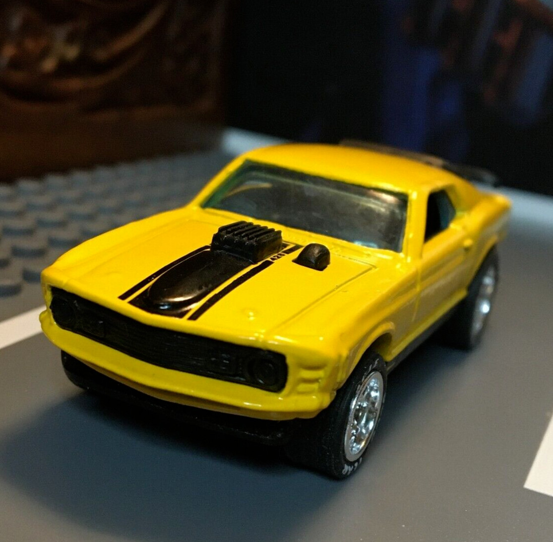 Hot Wheels 1998 FE ’70 Ford Mustang Mach 1 CUSTOM Super Real Riders Wheel Swap