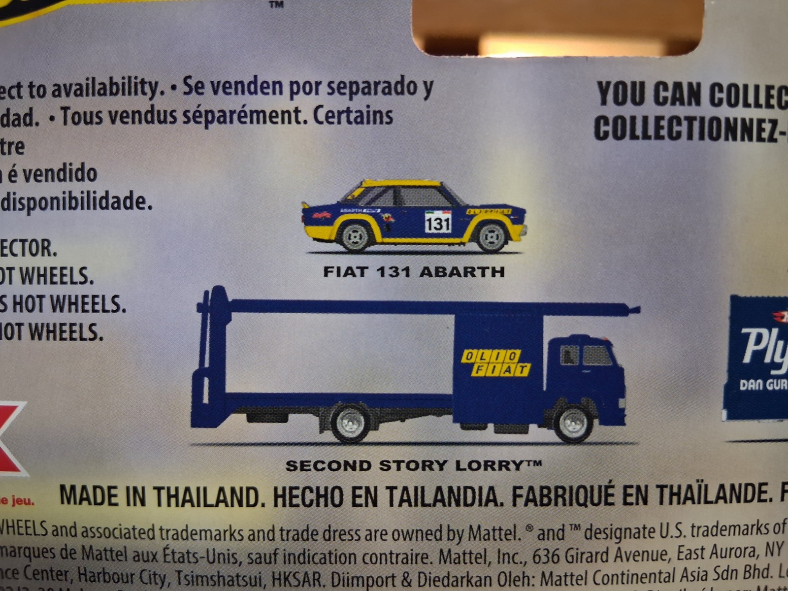 Hot Wheels Premium Team Transport Fiat 131 Abarth & Second Story Lorry
