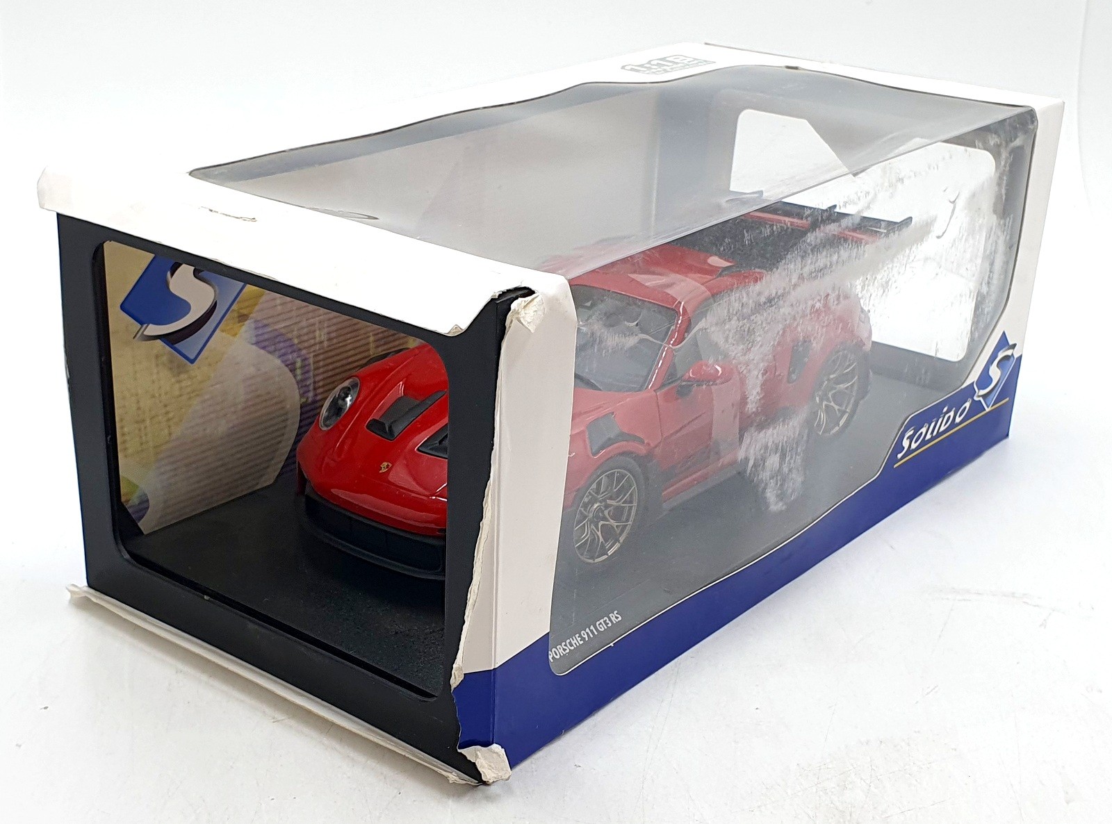 Solido 1/18 Scale Diecast S1812101 – 2024 Porsche 911 (992) GT3 RS – Guard Red