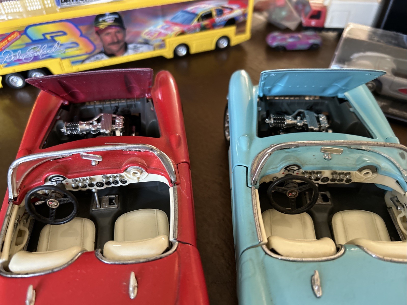 1957 Chevrolet Corvette die-cast model cars (3)