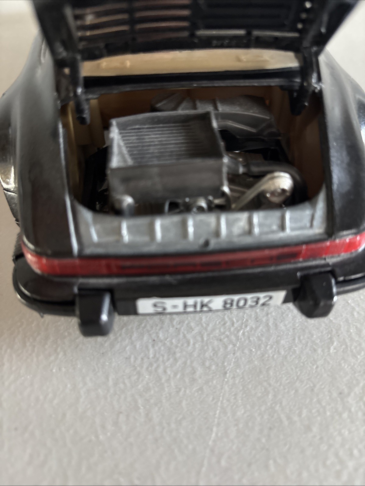 Polistil 1/16 Scale Diecast 060369 – Porsche 911 Turbo – Black Made In Italy