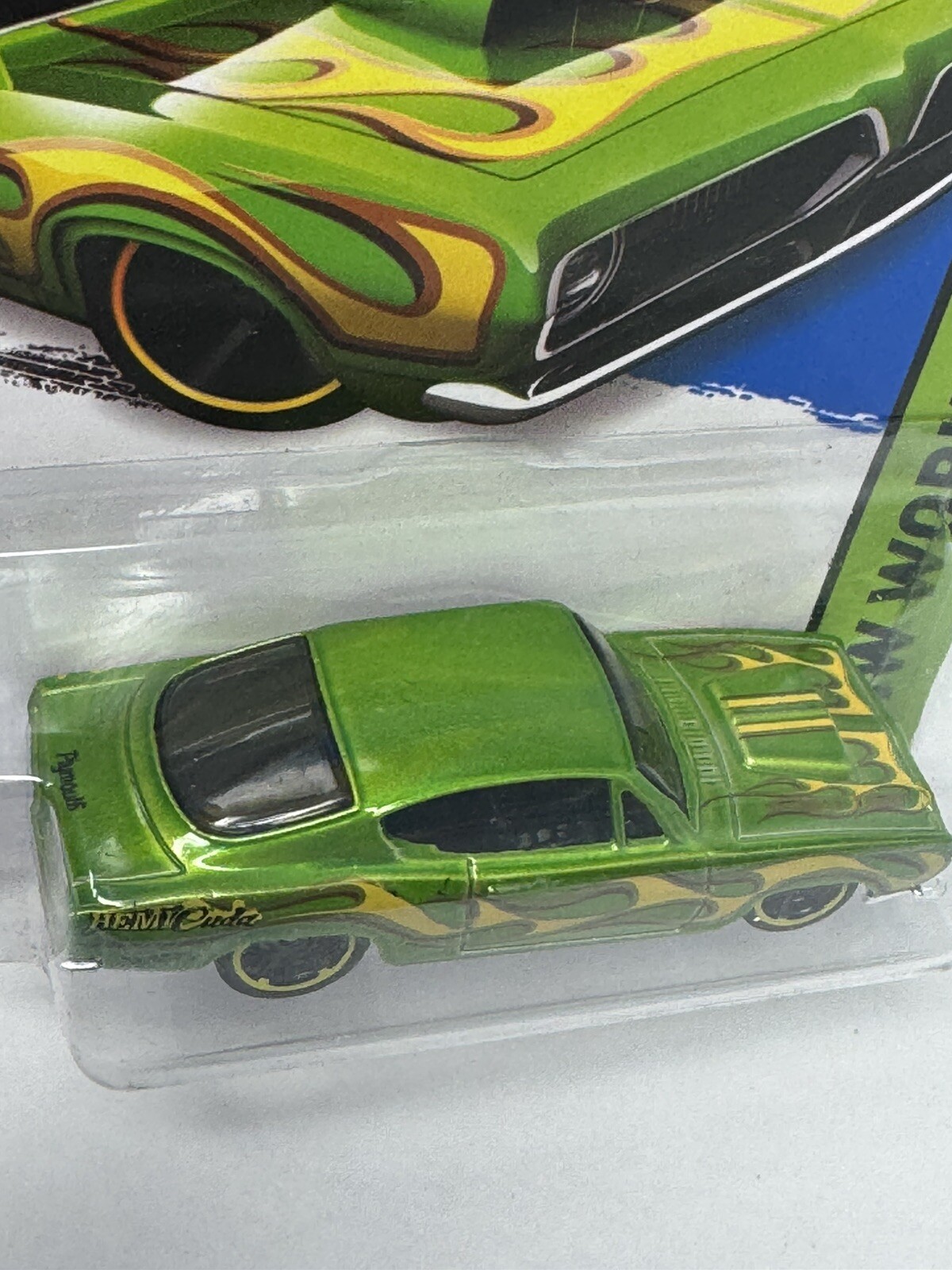 Hot Wheels 2014 Workshop Green ‘68 Hemi Barracuda #213 A17
