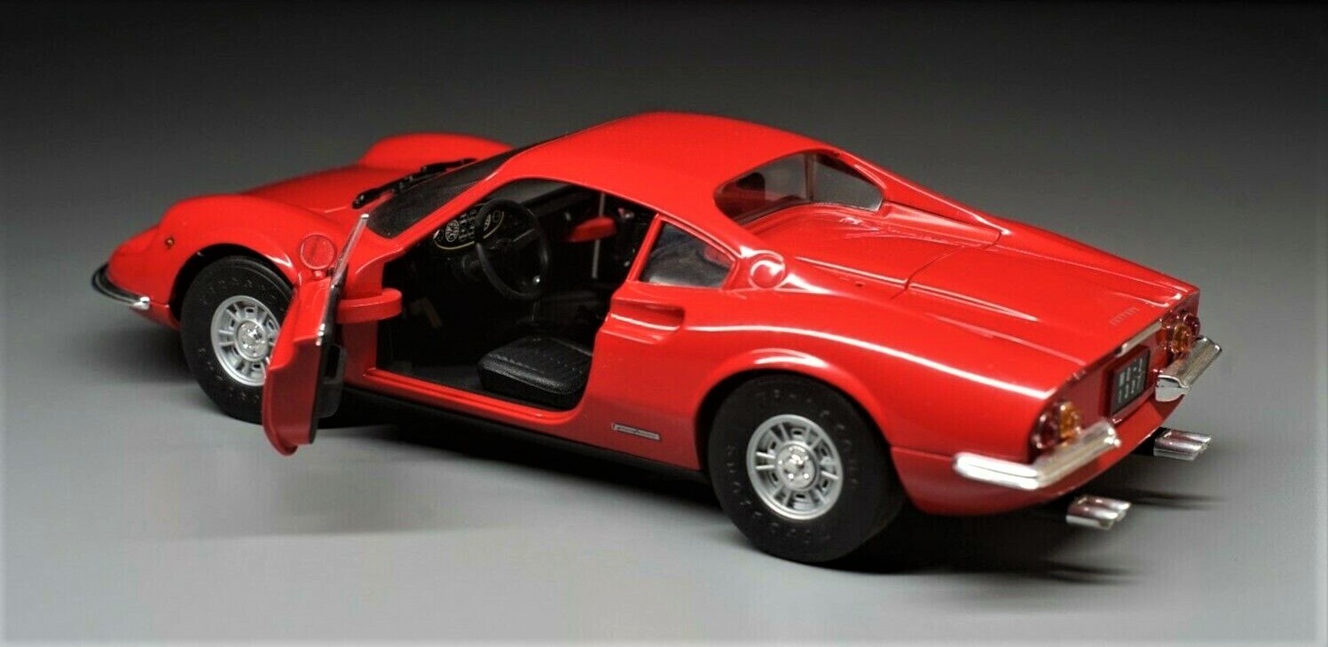 Ferrari Race Car Racing1:24Le Mans12Racer18Custom Built Metal Body Model RARE