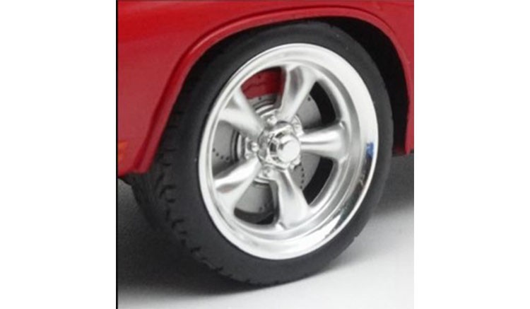ACME TORQUE THRUST WHEEL & TIRE SET BRAKE ROTORS RED CALIBERS 1:18 GMP A1807222W