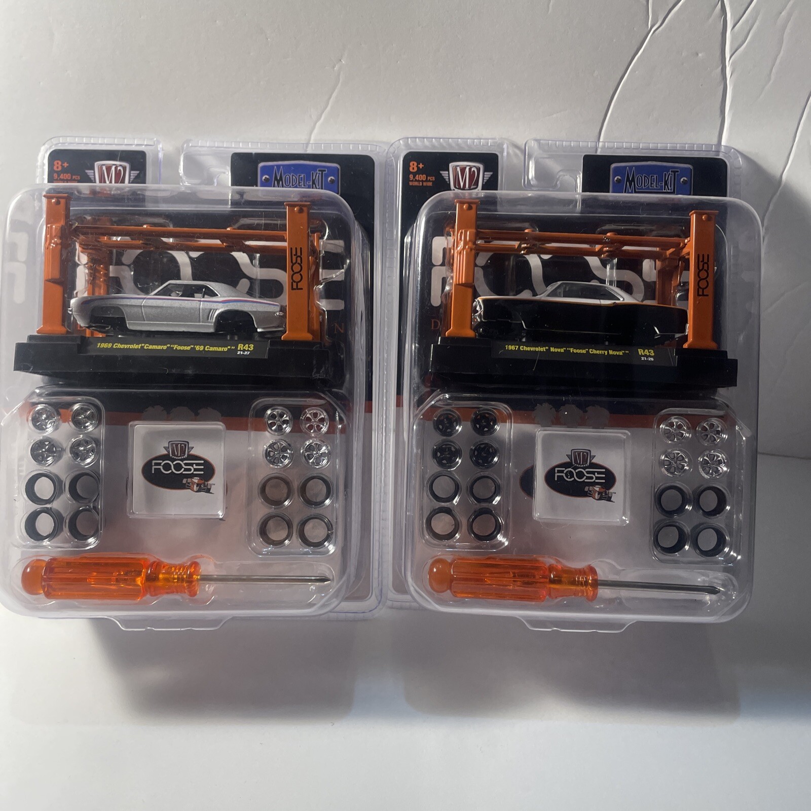 M2 Machines 1:64 – ​1969 Chevrolet Camaro “Foose ’69 Camaro” & “ Foose 67 Nova