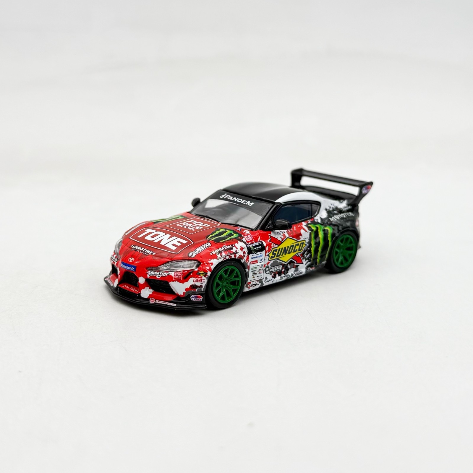 Pop Race 1:64 Pandem Toyota GR Supra D1GP 2024 Daigo Saito #180