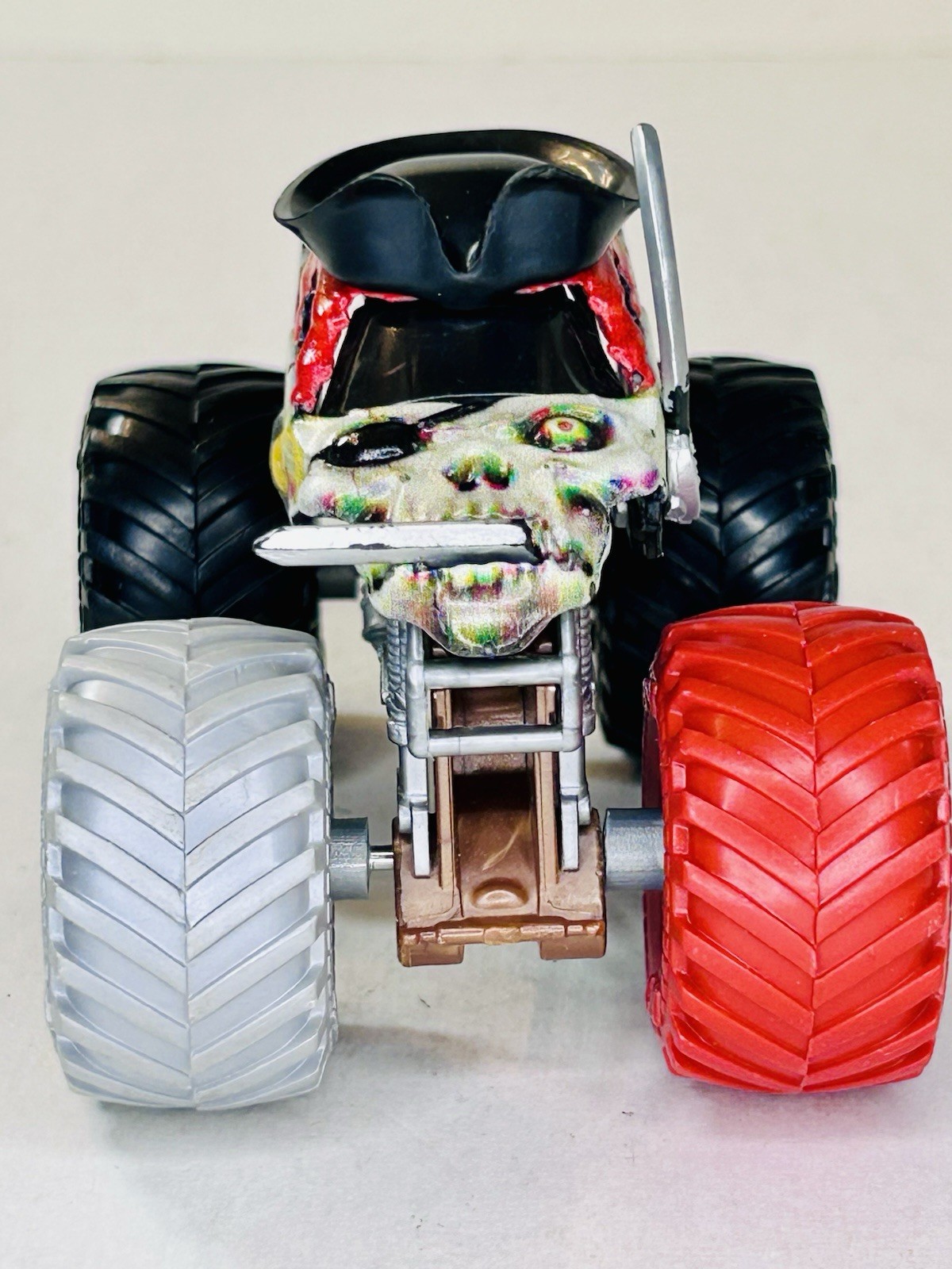 Monster Jam Pirates Curse Phased Out Spin Master 1/64 Multi Color Tires READ
