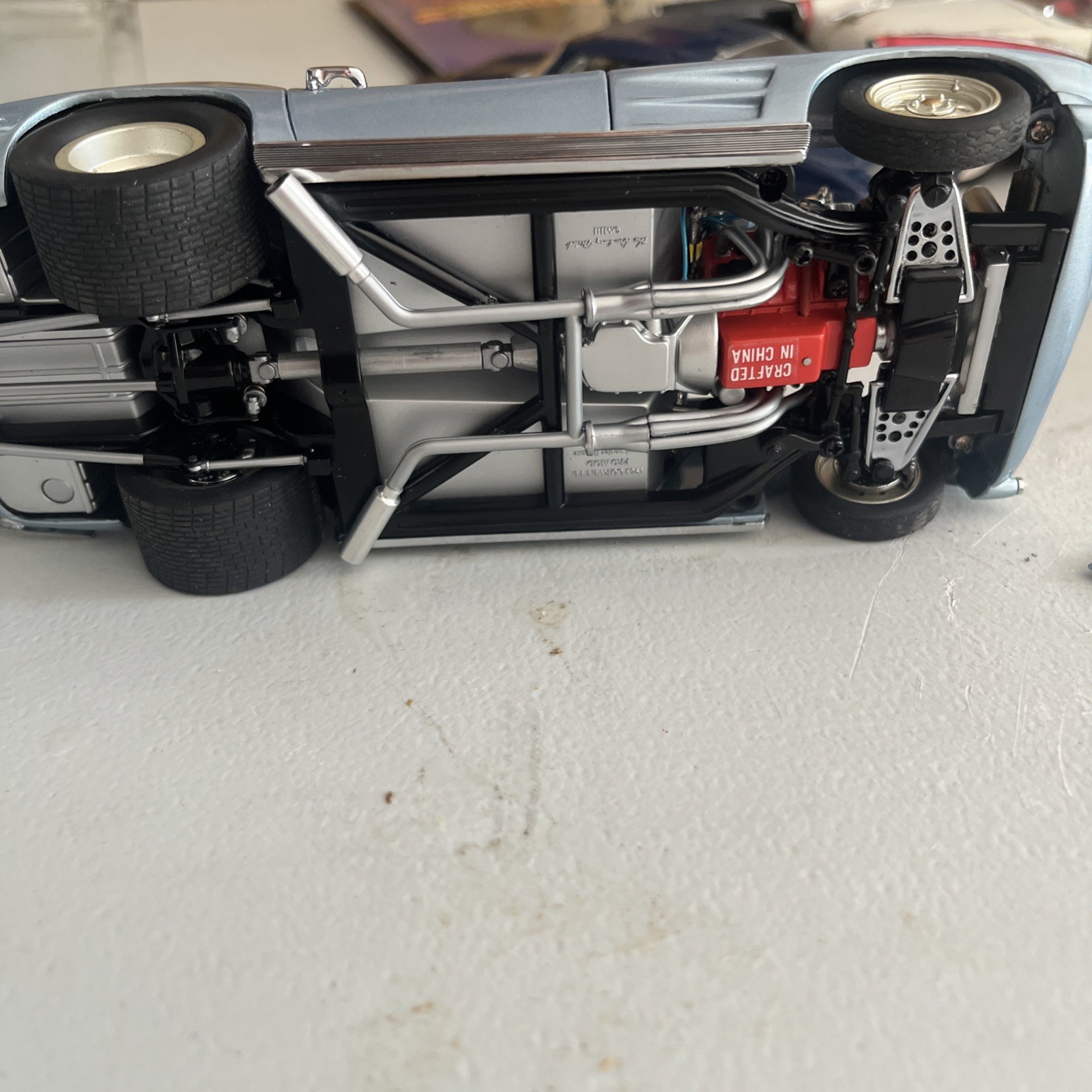 Danbury Mint Corvette 1963 corvette Pro Mod 1:24 Silver Diecast Car