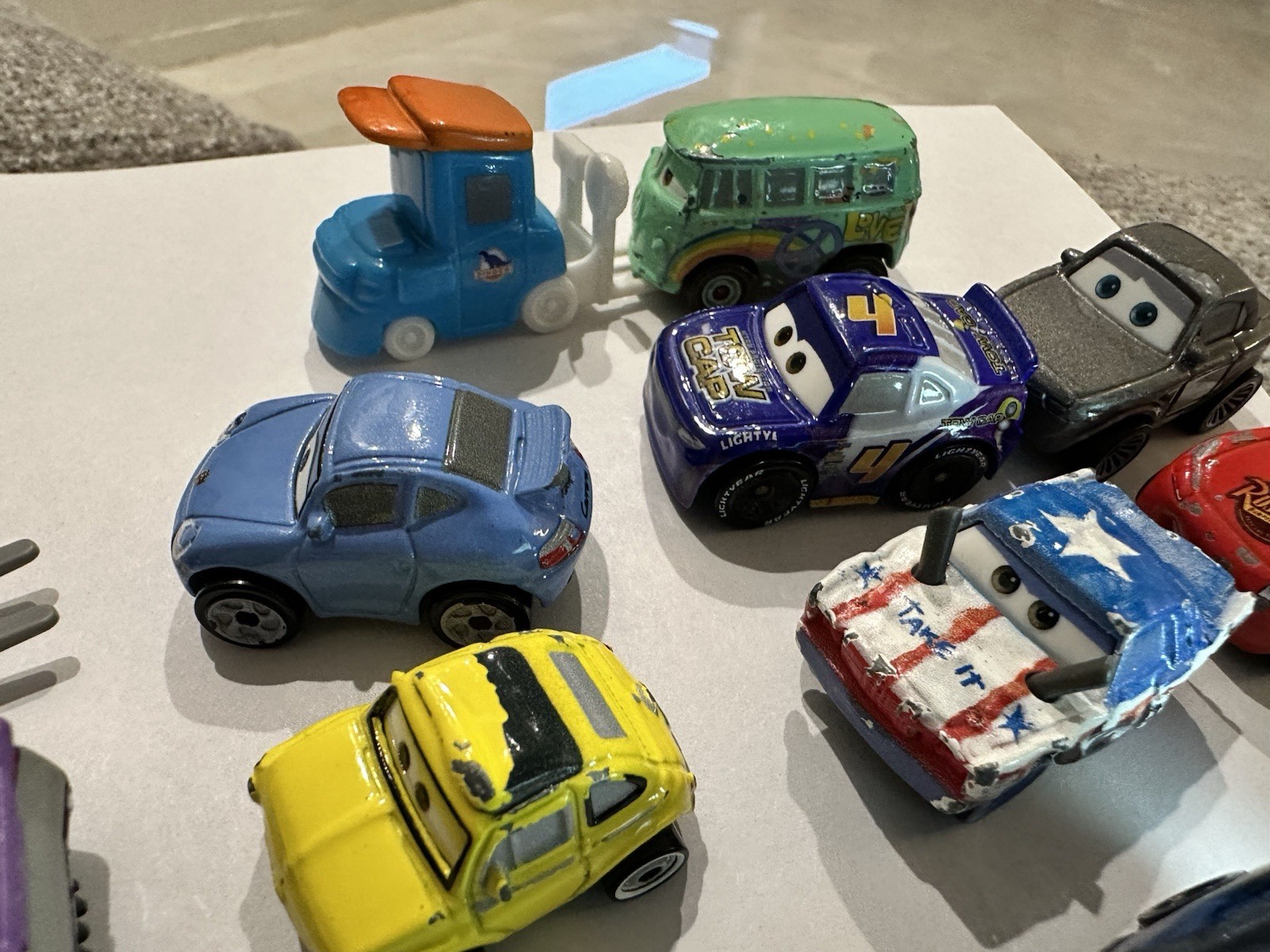 Lot of 18 Diecast Disney Pixar Cars Mini Racers