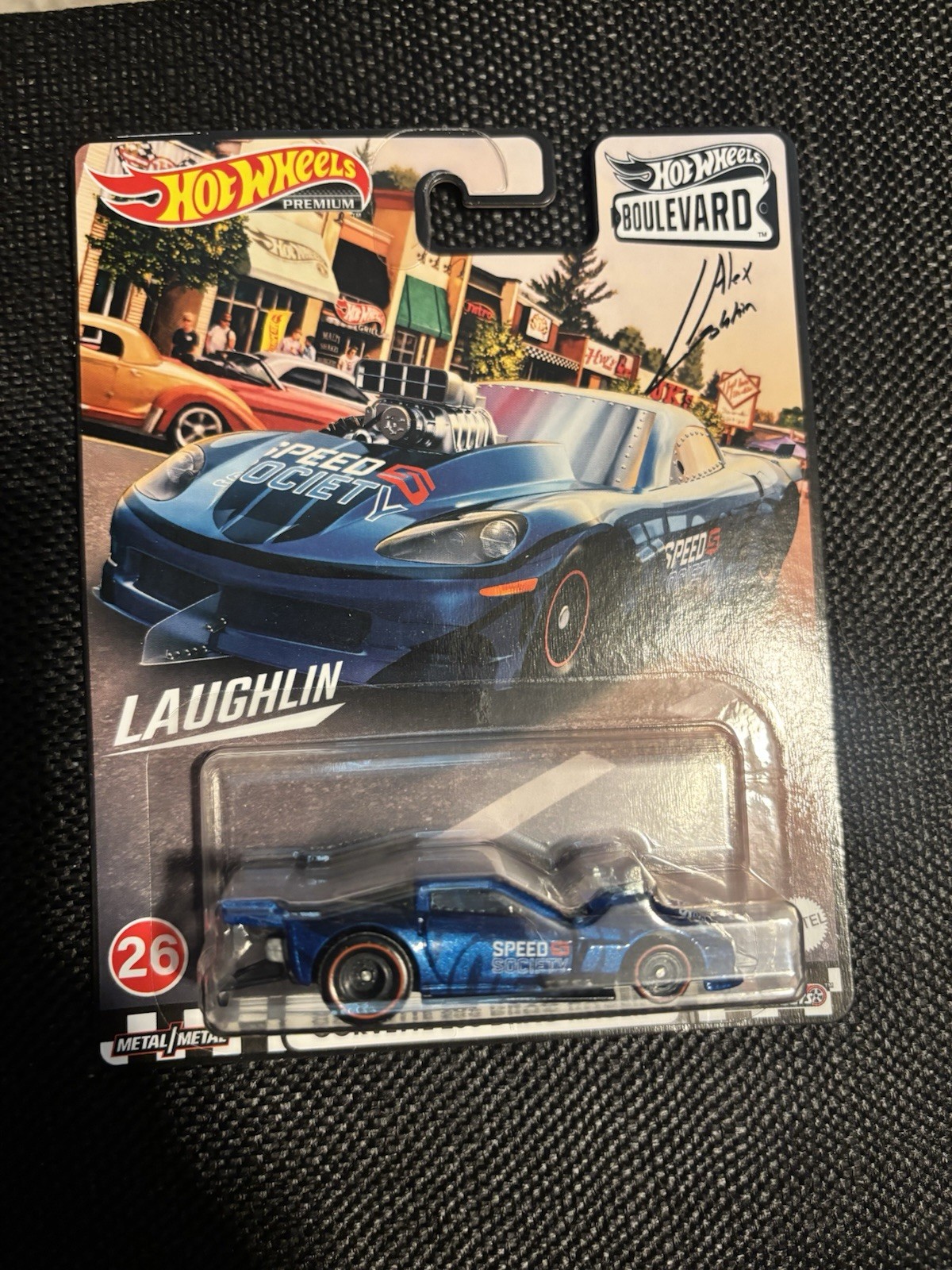 Hot Wheels Boulevard Corvette Z06 Drag Racer Laughlin Premium 1:64 NIB