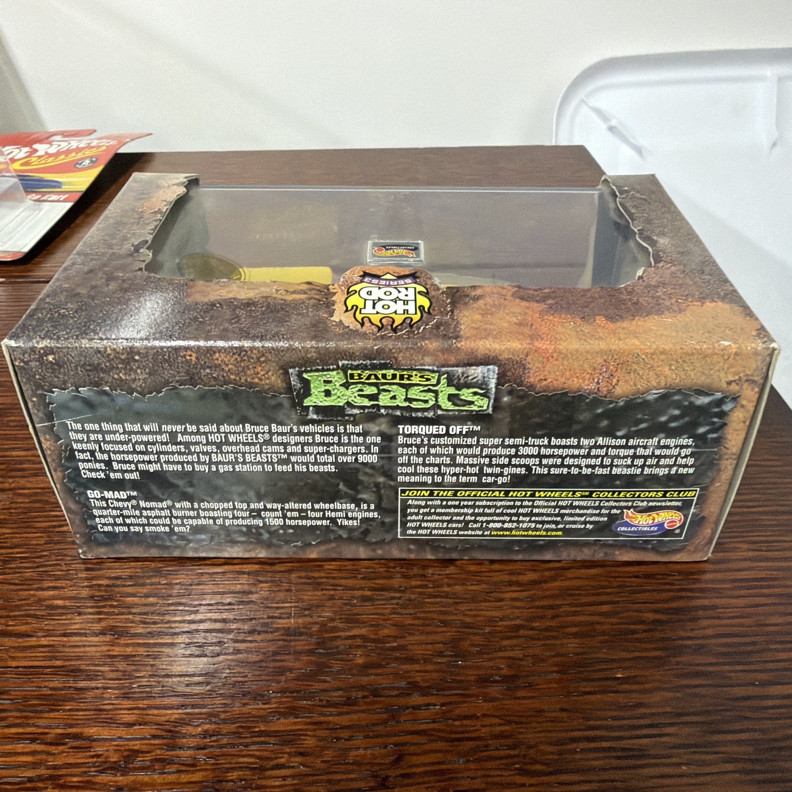 2000 Hot Wheels Hot Rod Series 3 BAUR’S BEASTS Go-Mad / Torq’d Off w/Real Riders