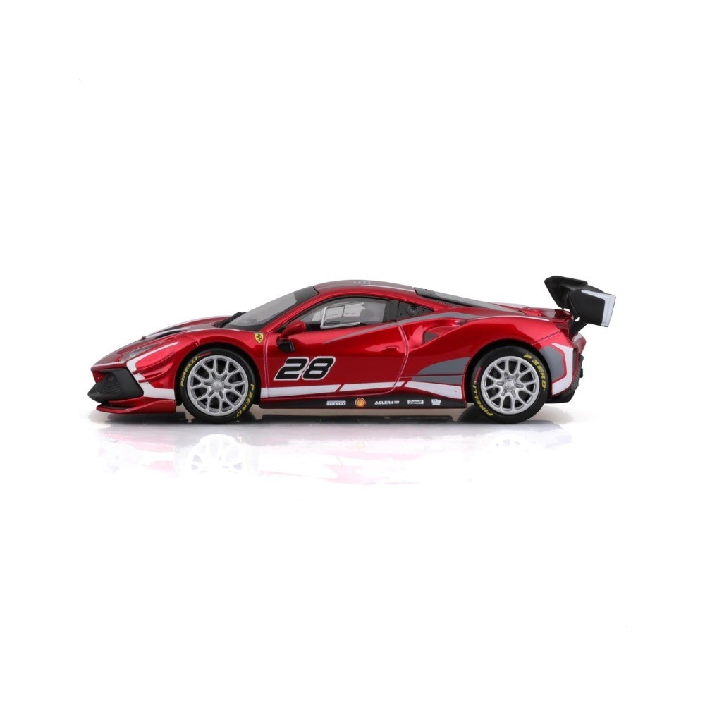 BBURAGO 2020 FERRARI 488 challenge EVO #28 FERRARI RACING 1:43 SCALE