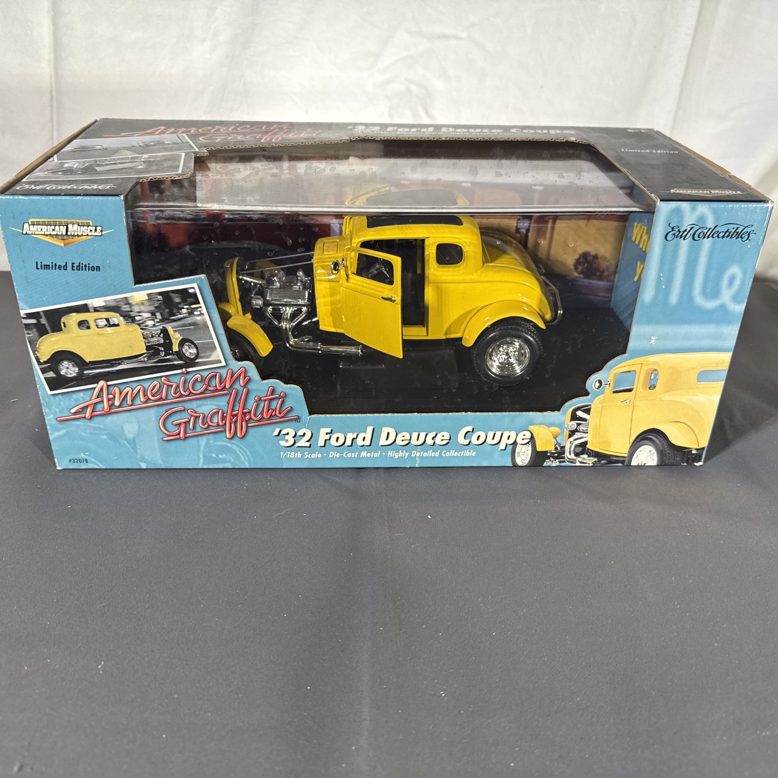 AMERICAN GRAFFITI ERTL autograph signed by John Milner 1932 FORD DEUCE COUPE