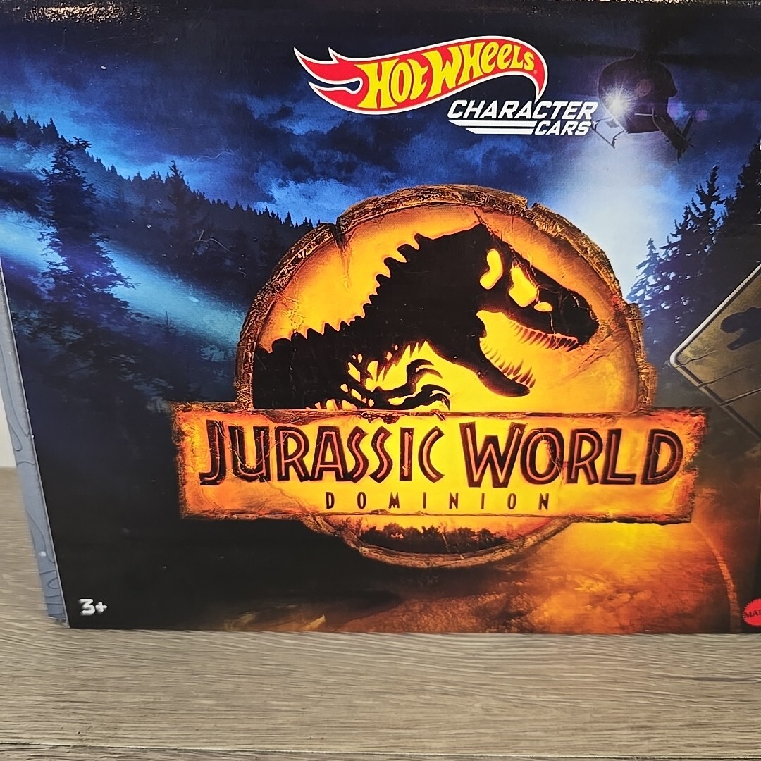 Hot Wheels Character Cars (2021) JURASSIC WORLD DOMINION 5pk Vehicles GYJ92