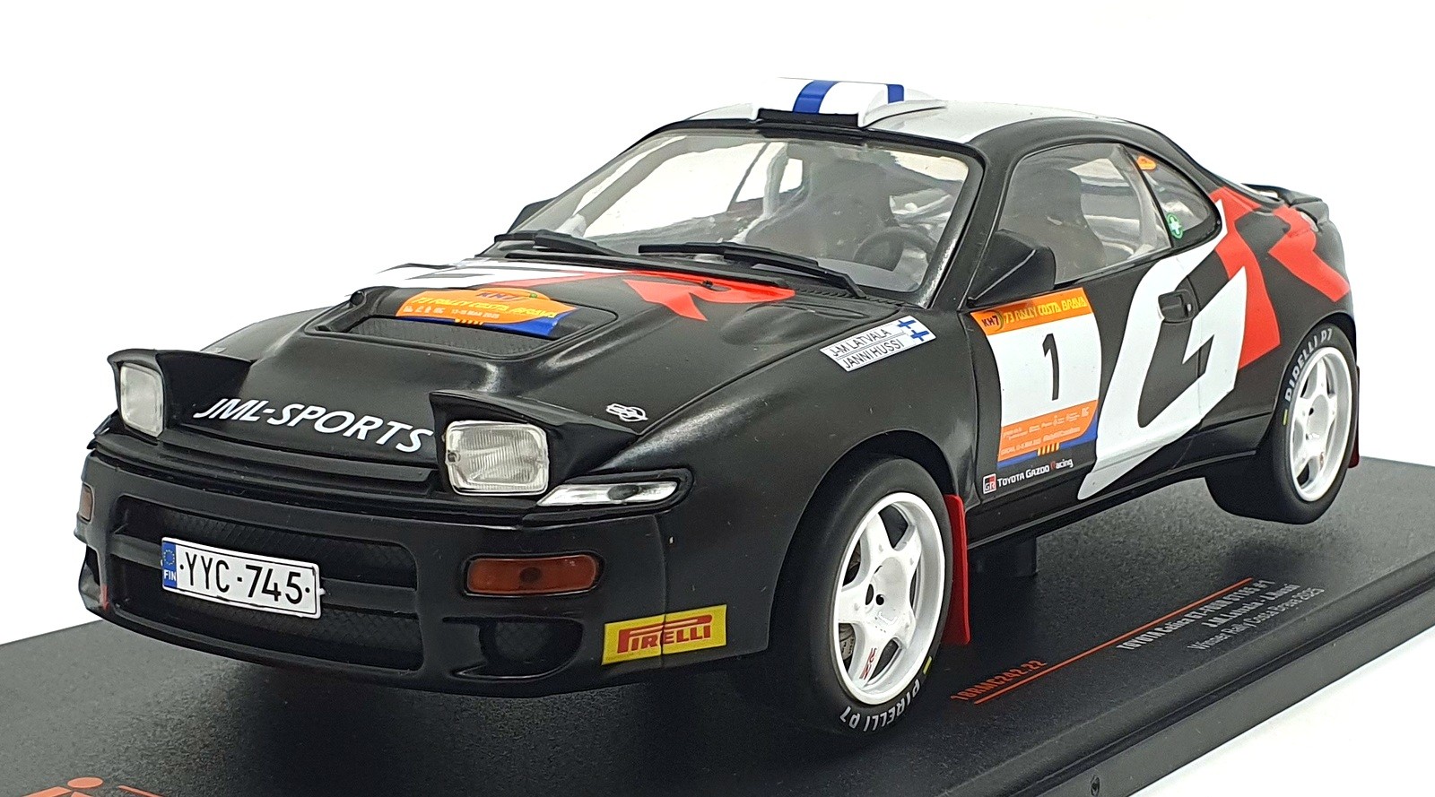 IXO 1/18 Scale 18RMC242.22 – Toyota Celica GT-Four ST 185 #1 1st CB Rally 2025