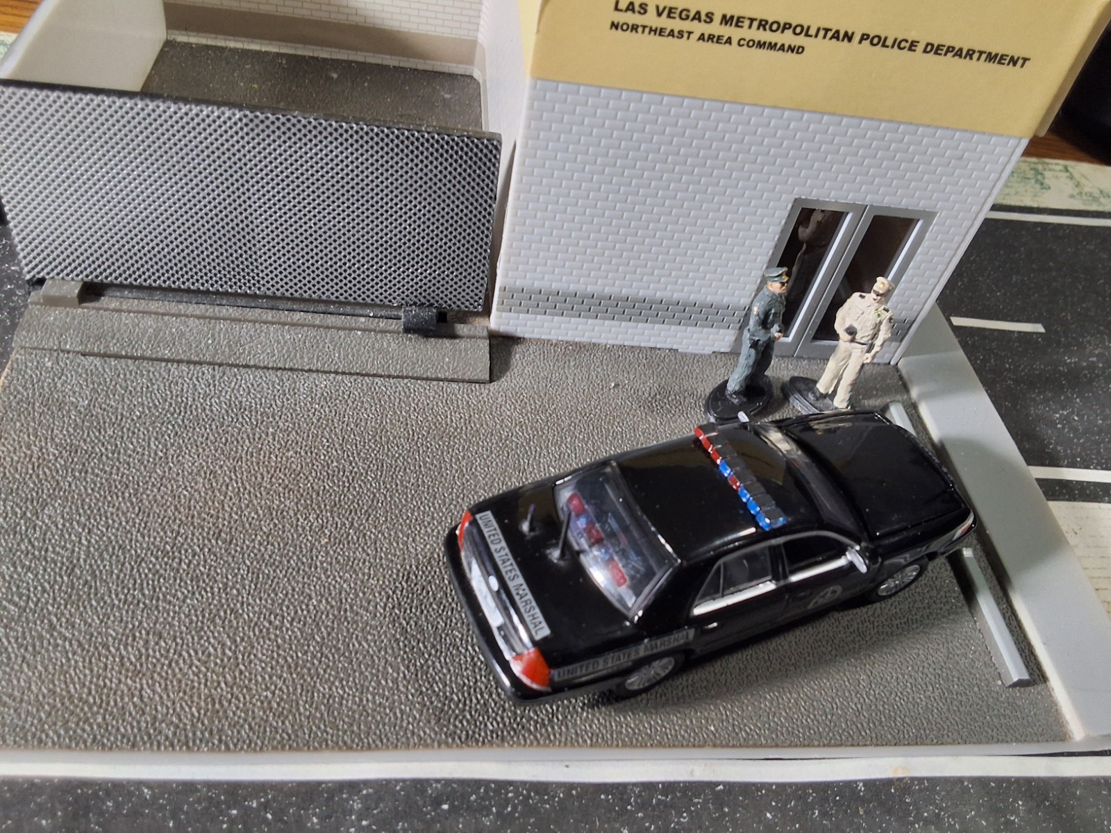 Greenlight Police Ford Crown VIC UNITED STATES MARSHAL Custom unit ONE OF A KIND