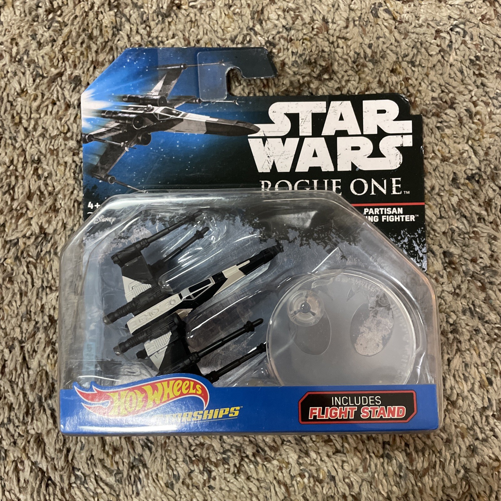 Lot Of 9 Star Wars Hot Wheels Rogue One Starships NEW With Stand