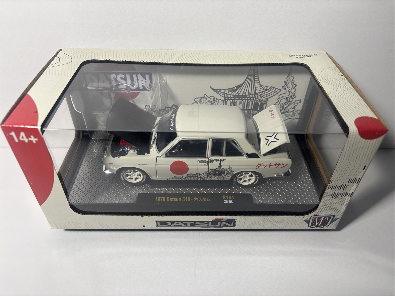 M2 Machines 1970 Datsun 510 R141 26-08 1/24 Scale Car
