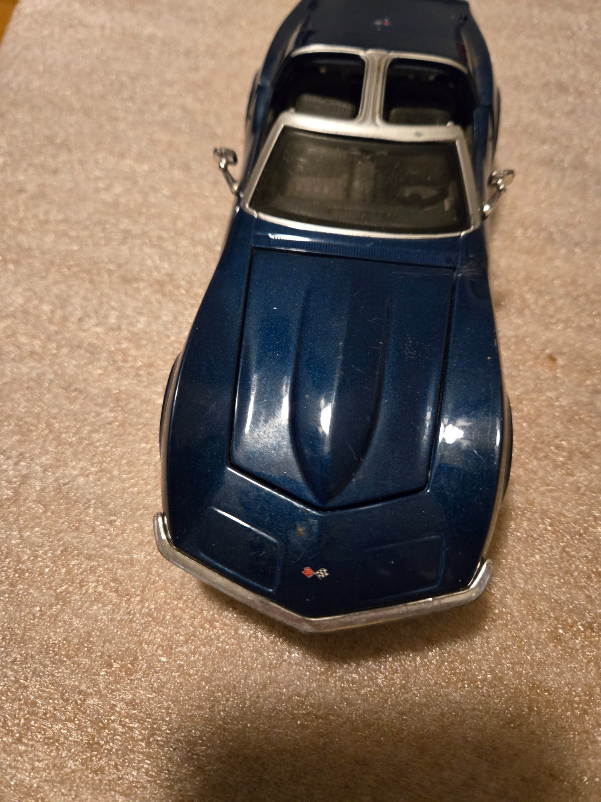 1970 Chevy Corvette T-Top, Blue – Maisto R-23558 – 1/24 Scale Diecast Model Toy