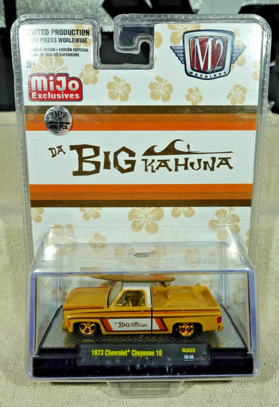M2 Machines Big Kahuna 1973 Chevrolet Cheyenne 10 CHASE 1/400 1/64