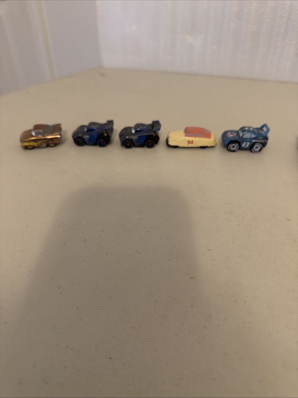 10 Disney Pixar Cars/mixed Lot(6)mini racers(4) Non Roll/played W/Condition/B146