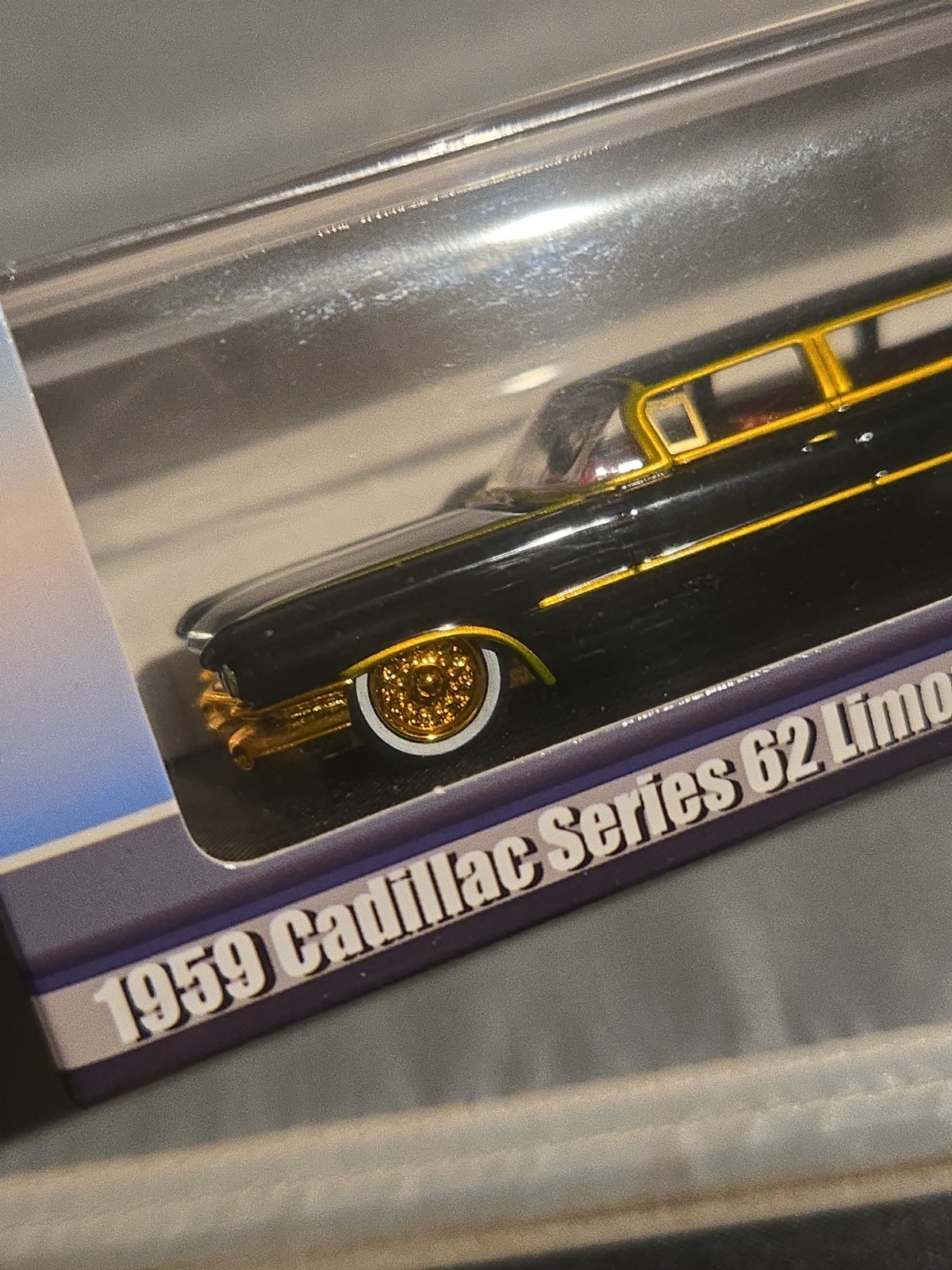CZ Mechanic 1:64 1959 Black Gold 62 Limousine Luxury Model Diecast Display Car