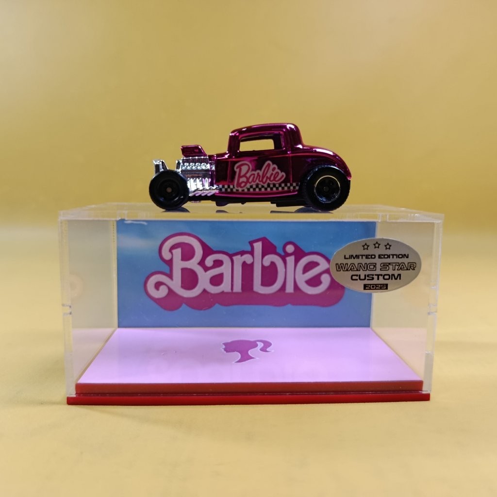 Hot Wheels ’32 FORD METAL/METAL Pink CHROME BARBIE (WANGSTAR CUSTOM) REAL RIDERS