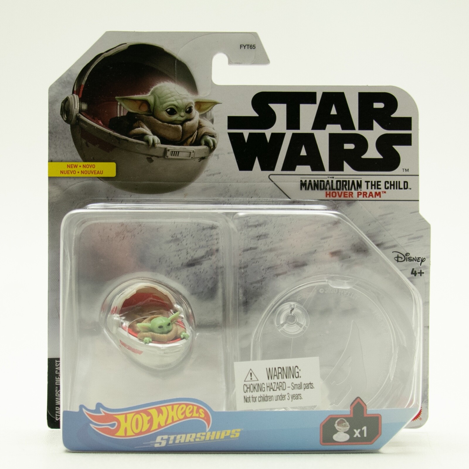 Star Wars Hot Wheels Starship Mandalorian The Child Hover Pram Vehicle