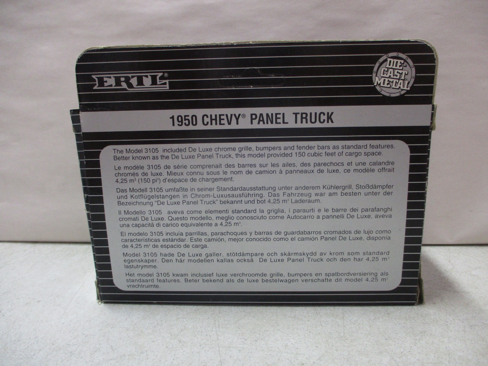 Ertl Classic Vehicles 1950 Chevy Panel Truck 1/43