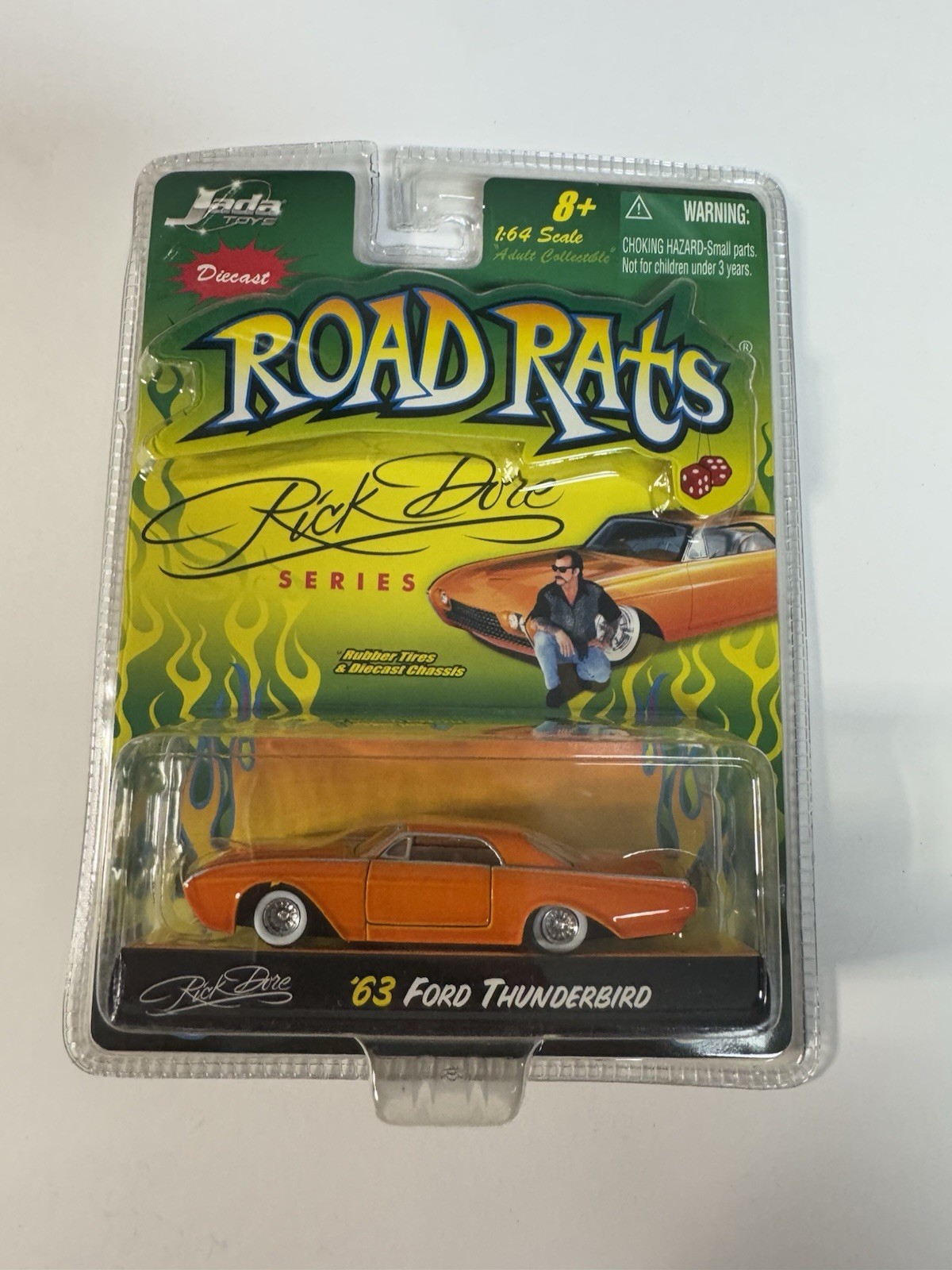 Jada 63 1963 Ford Thunderbird Rick Dore Kustoms Road Rats Hot Rod Car Oran RARE