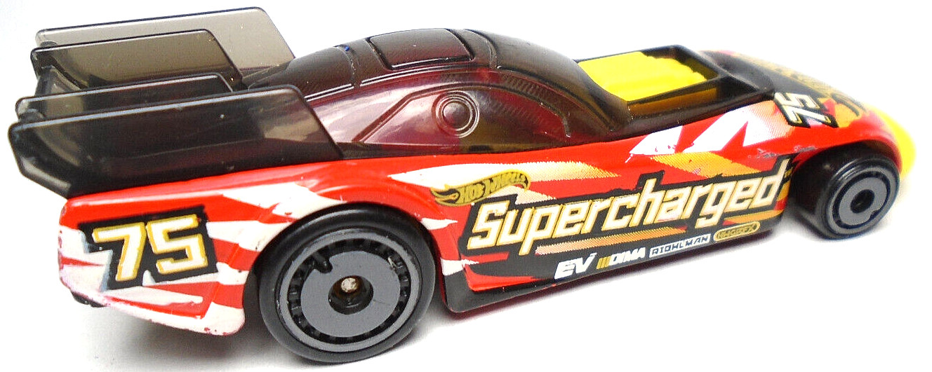 2019 HOT WHEELS SUPERCHARGED #75 RED 1:64 DIECAST 3 3/8″ FUNNY CAR DRAGSTER