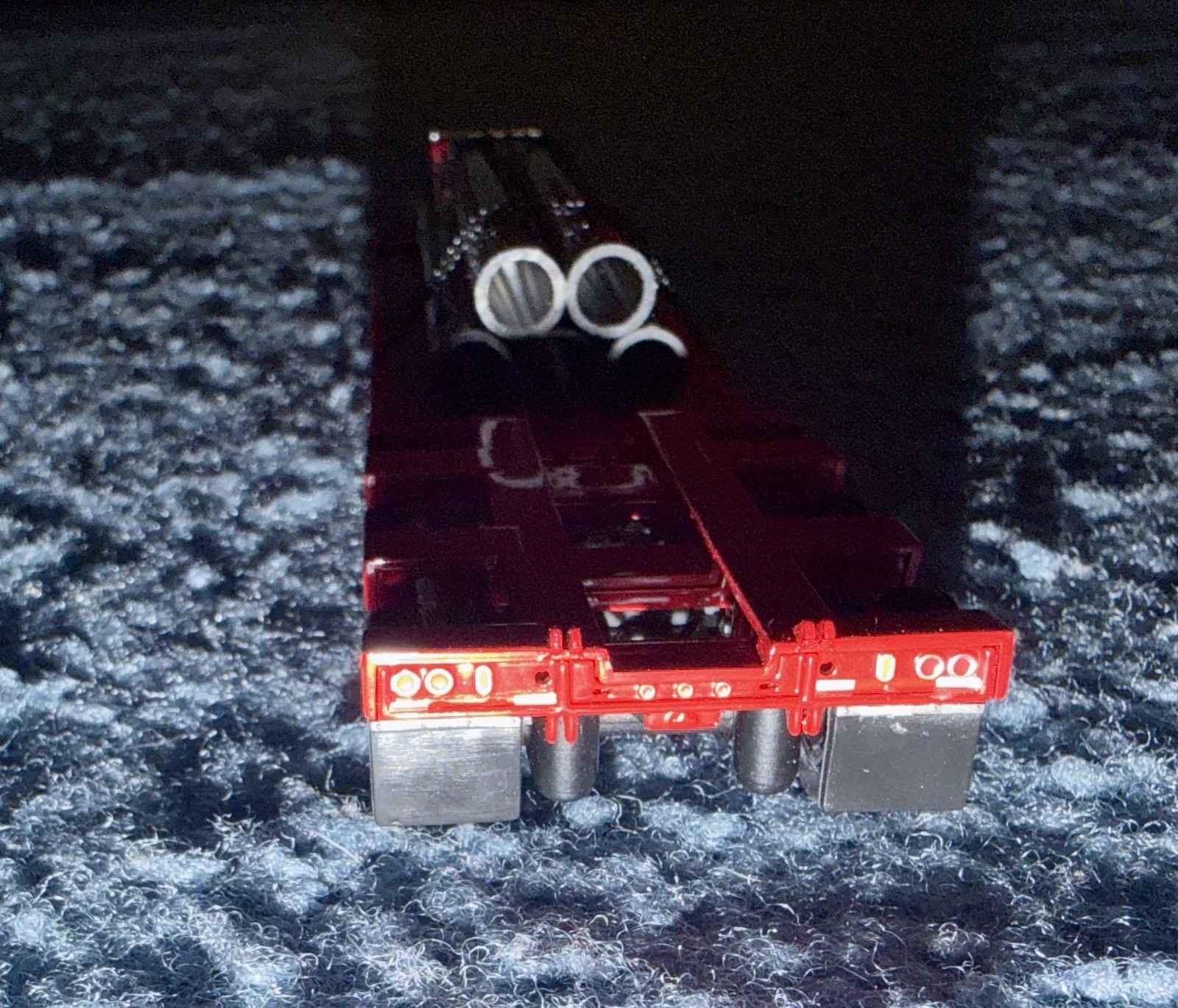 2008 First Gear 1/64 Die Cast Mack Granite With Tri-Axle Lowboy Trailer #30-0171