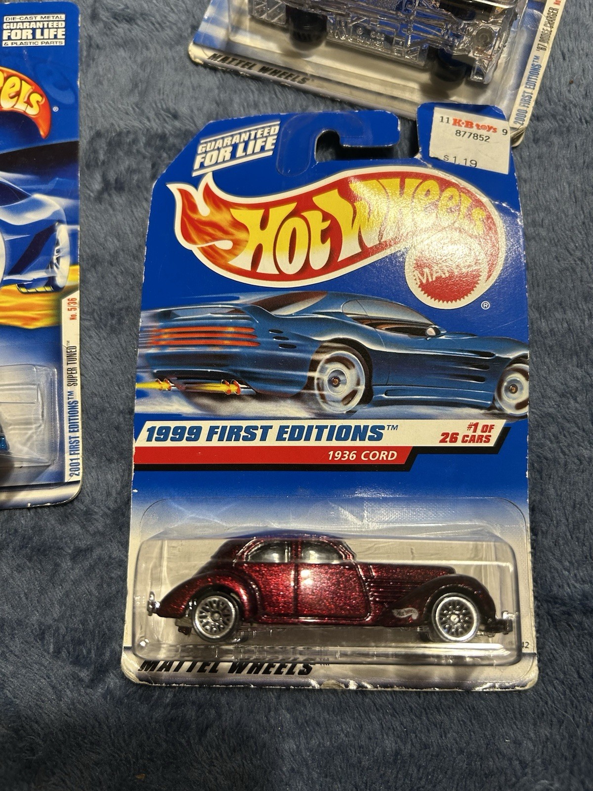 HOT LOT OF 3 VARIOUS CARS 1936 Cord, 67 Charger, Super Tuner Truck New 1B