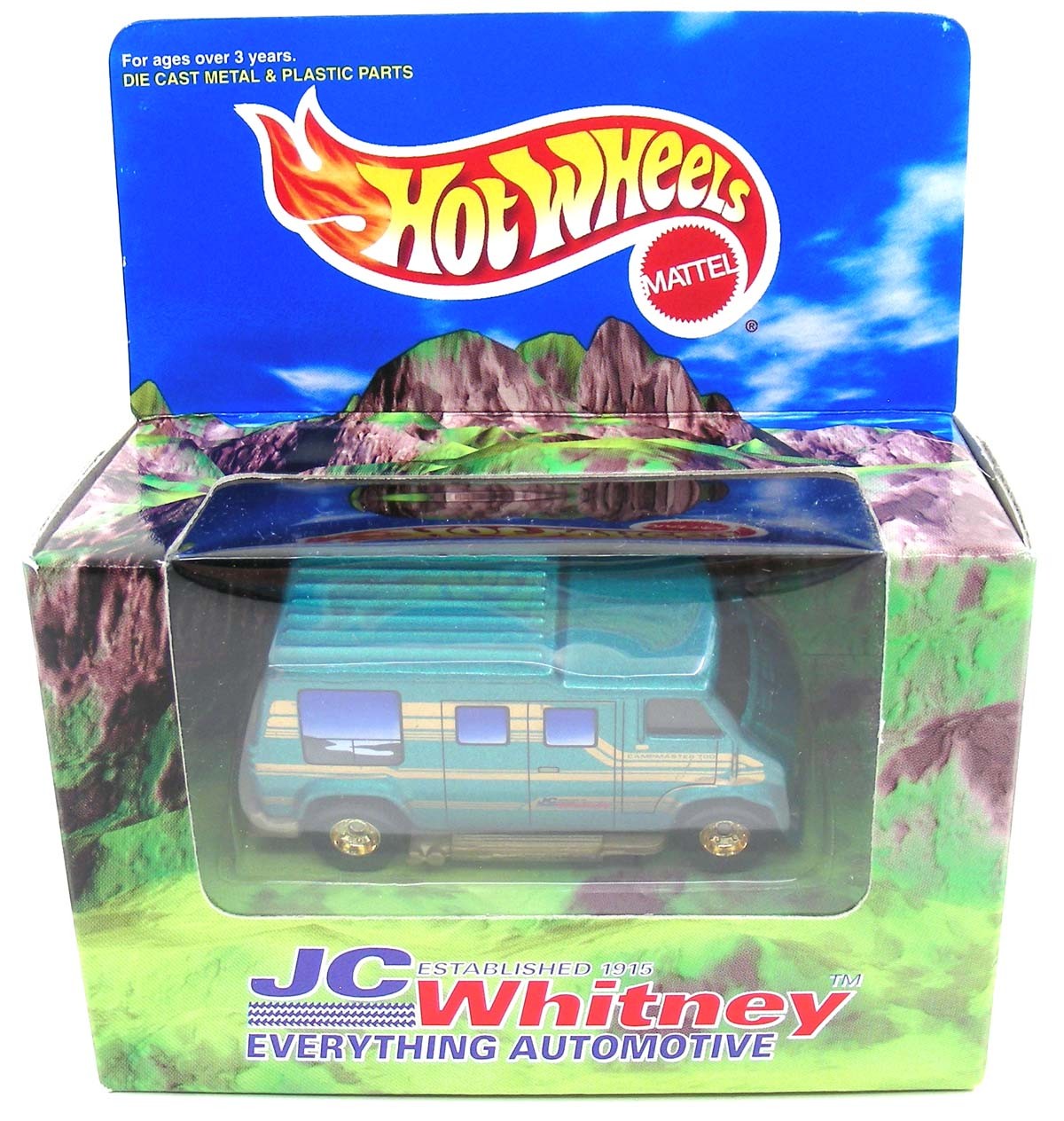 Custom Van Aqua JC Whitney Limited Edition Hot Wheels