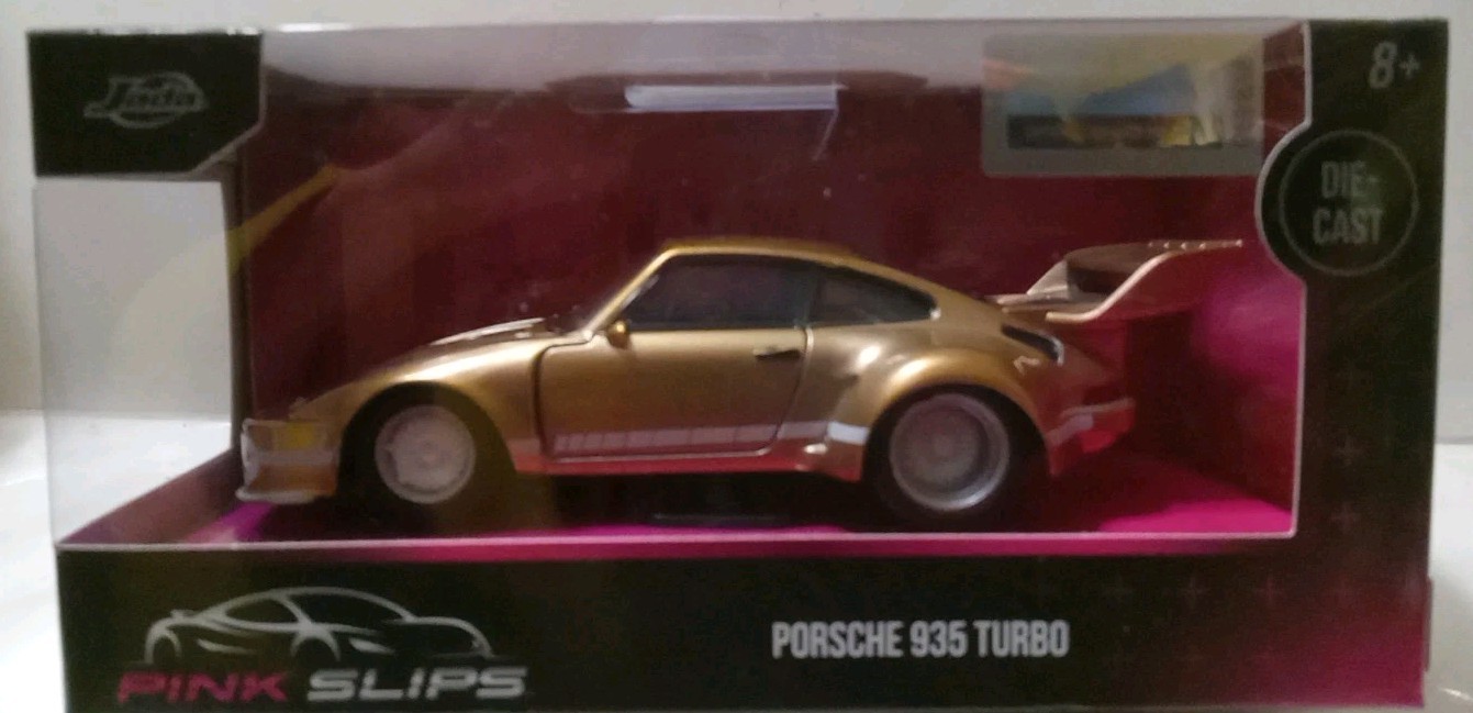 PINK SLIPS PORSCHE 935 TURBO GOLD 1:32 NEW JADA 2025