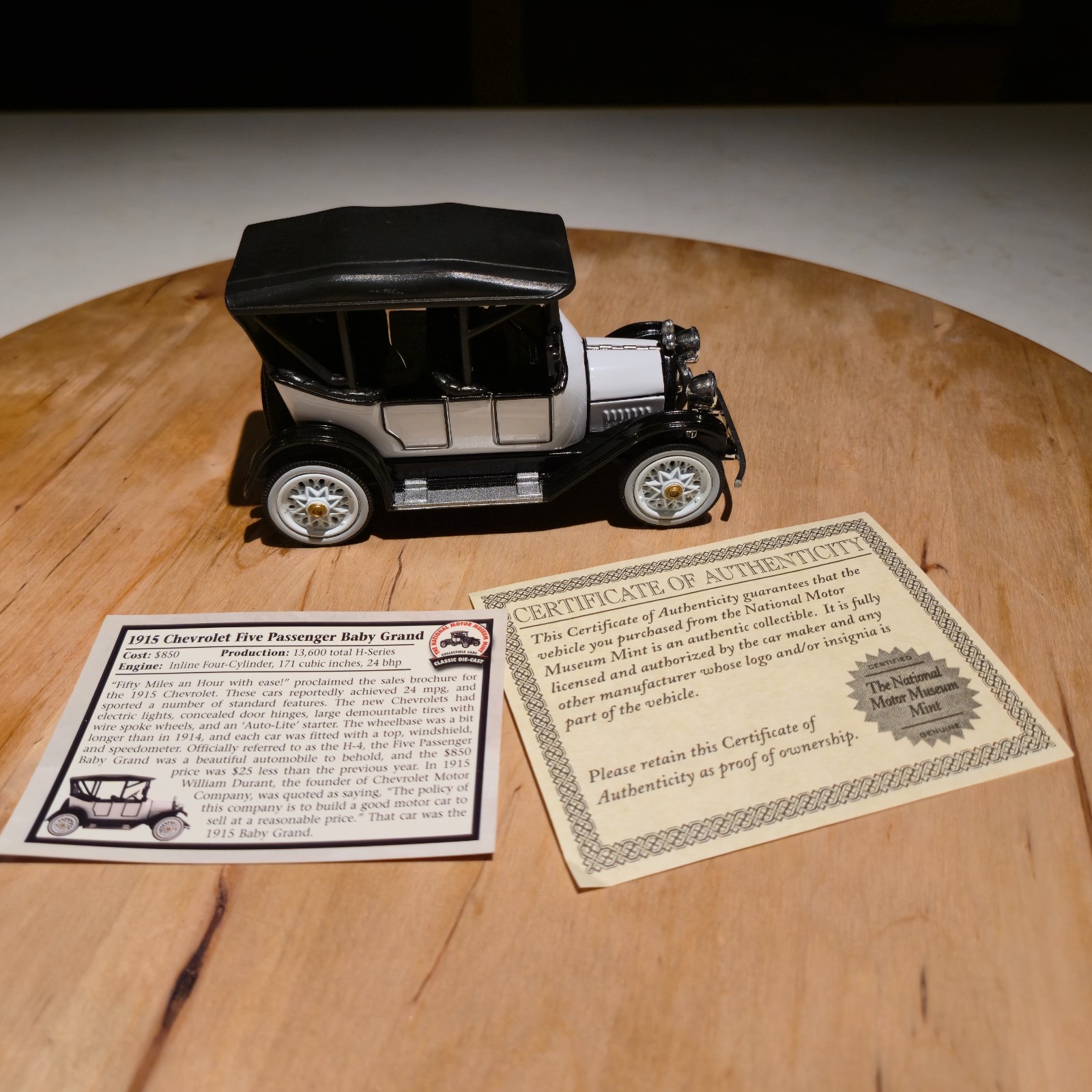 Vtg National Motor Museum Mint Chevy Diecast 5 Car Lot 1955 1941 1931 1915 1911