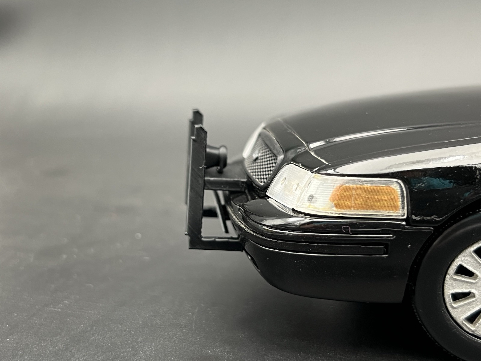 2-pack 1/64 Scale CHP Push Bumper Crown Vic California Highway Patrol 6455